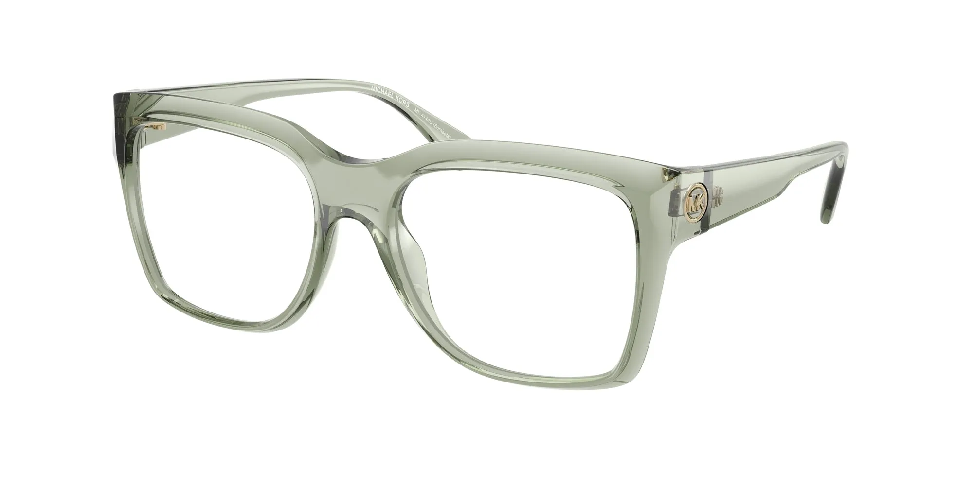 Michael Kors MK4144U SARASOTA 4022 Montature da vista Iniettato Verde Squadrata Normale - immagine 1