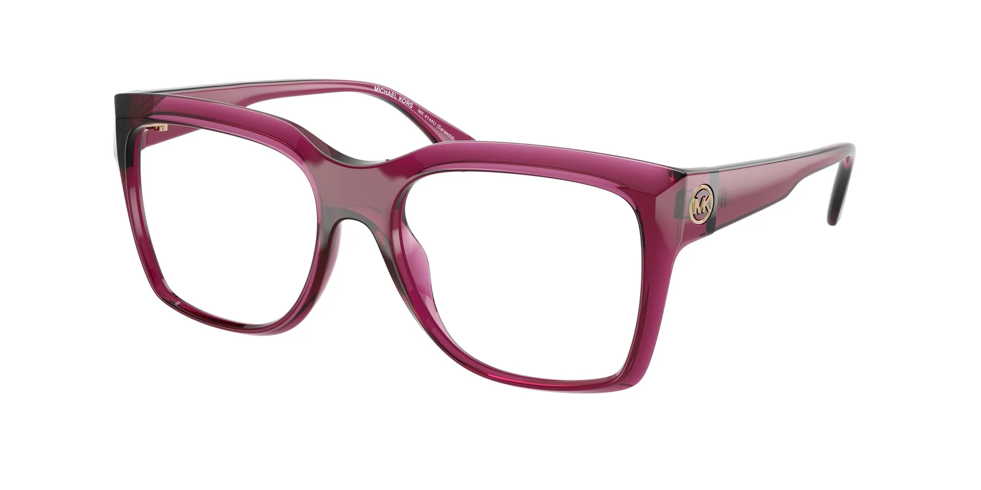 Michael Kors MK4144U SARASOTA 4020 Montature da vista Iniettato Rosa Squadrata Normale - immagine 1