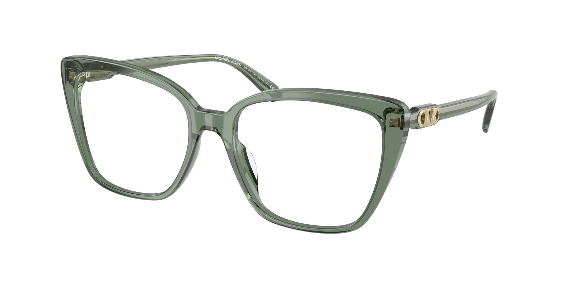 Michael Kors MK4110U AVILA 4022 Montature da vista Acetato Verde Squadrata Normale - immagine 1