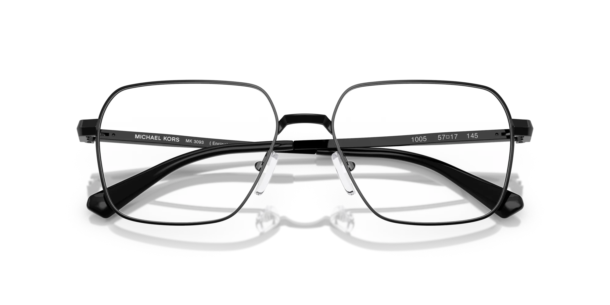 Michael Kors MK3093 ENCINO 1005 Montature da vista Metallo Nero Squadrata Normale - immagine 2