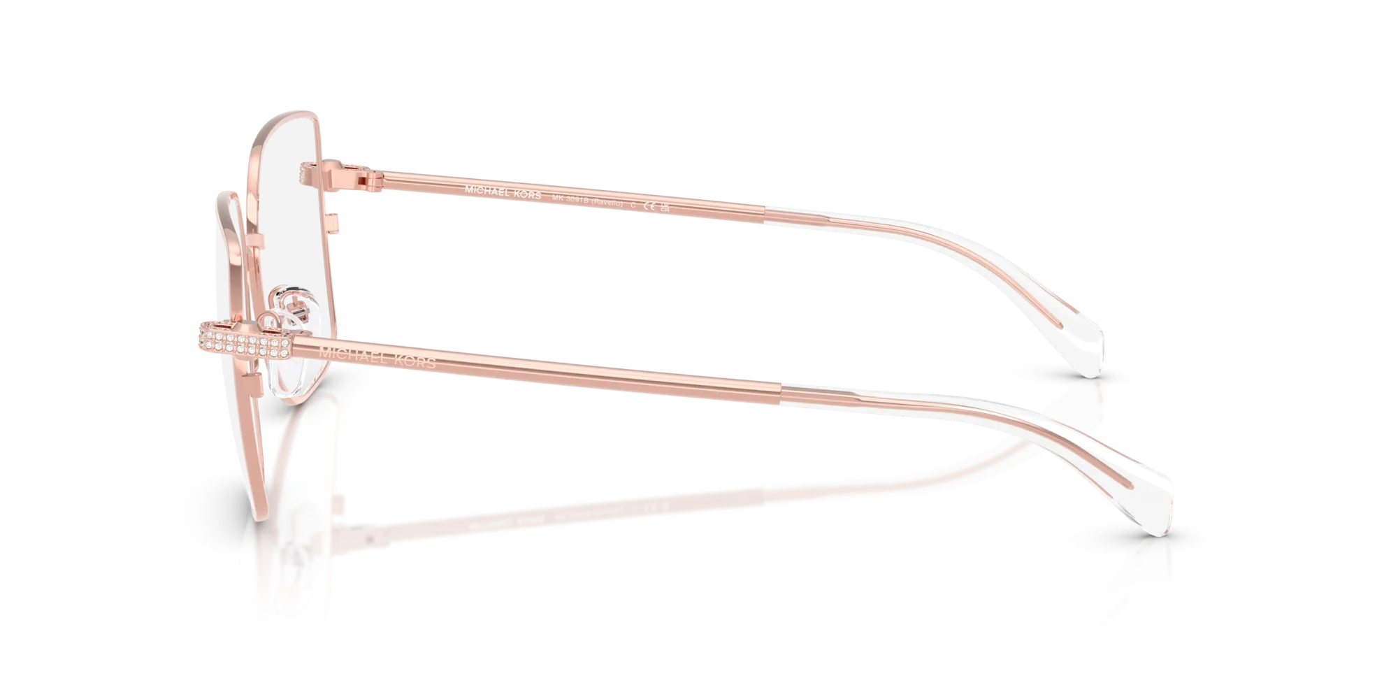 Michael Kors MK3091B RAVELLO 1108 Montature da vista Metallo Rosa Squadrata Normale - immagine 4