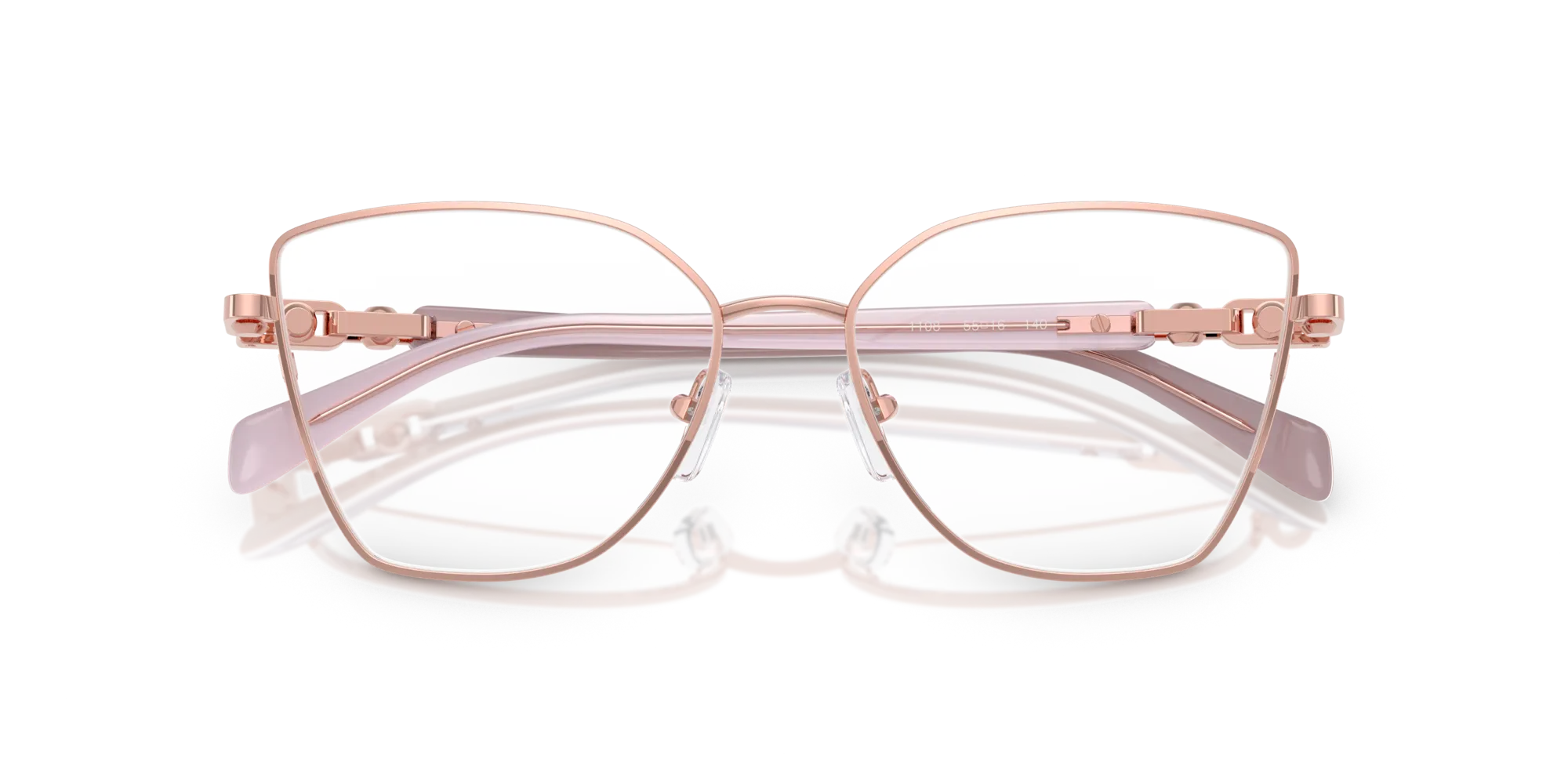 Michael Kors MK3090 NIKKI BEACH 1108 Montature da vista Metallo Rosa Farfalla Normale - immagine 2