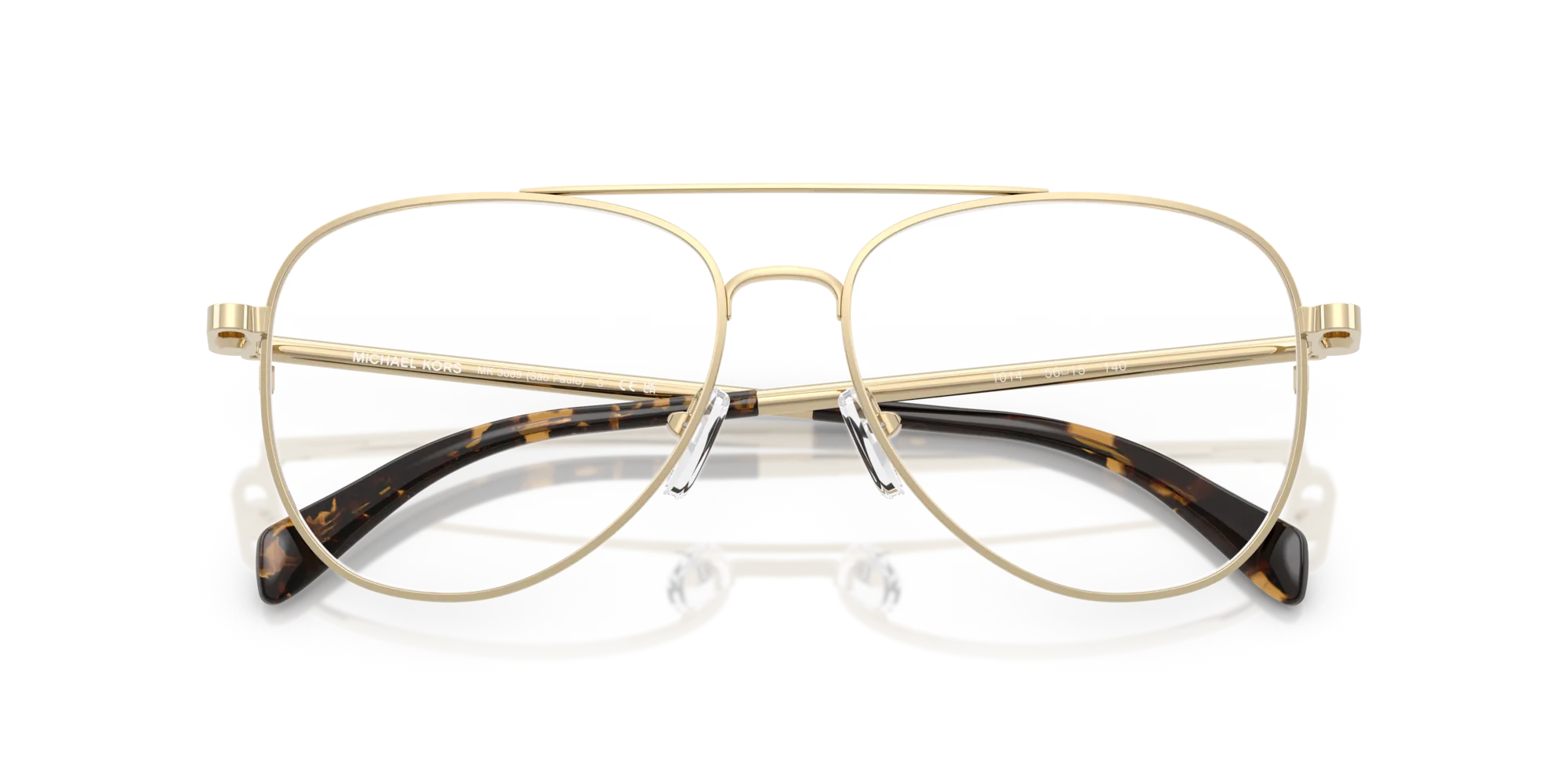 Michael Kors MK3089 SãO PAULO 1014 Montature da vista Metallo Oro Pilot Normale - immagine 2