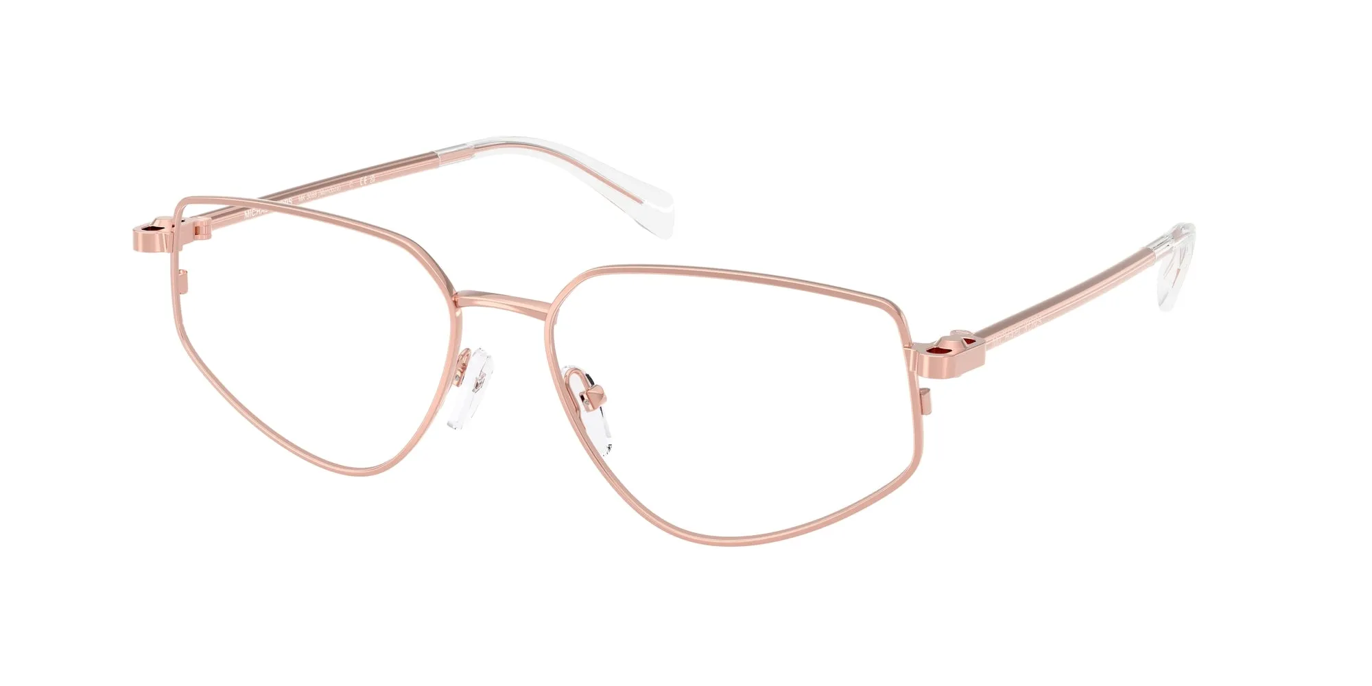 Michael Kors MK3088 MENDOZA 1108 Montature da vista Metallo Rosa Geometrica Normale - immagine 1