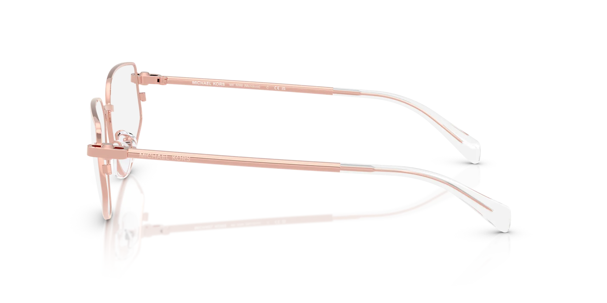 Michael Kors MK3088 MENDOZA 1108 Montature da vista Metallo Rosa Geometrica Normale - immagine 4