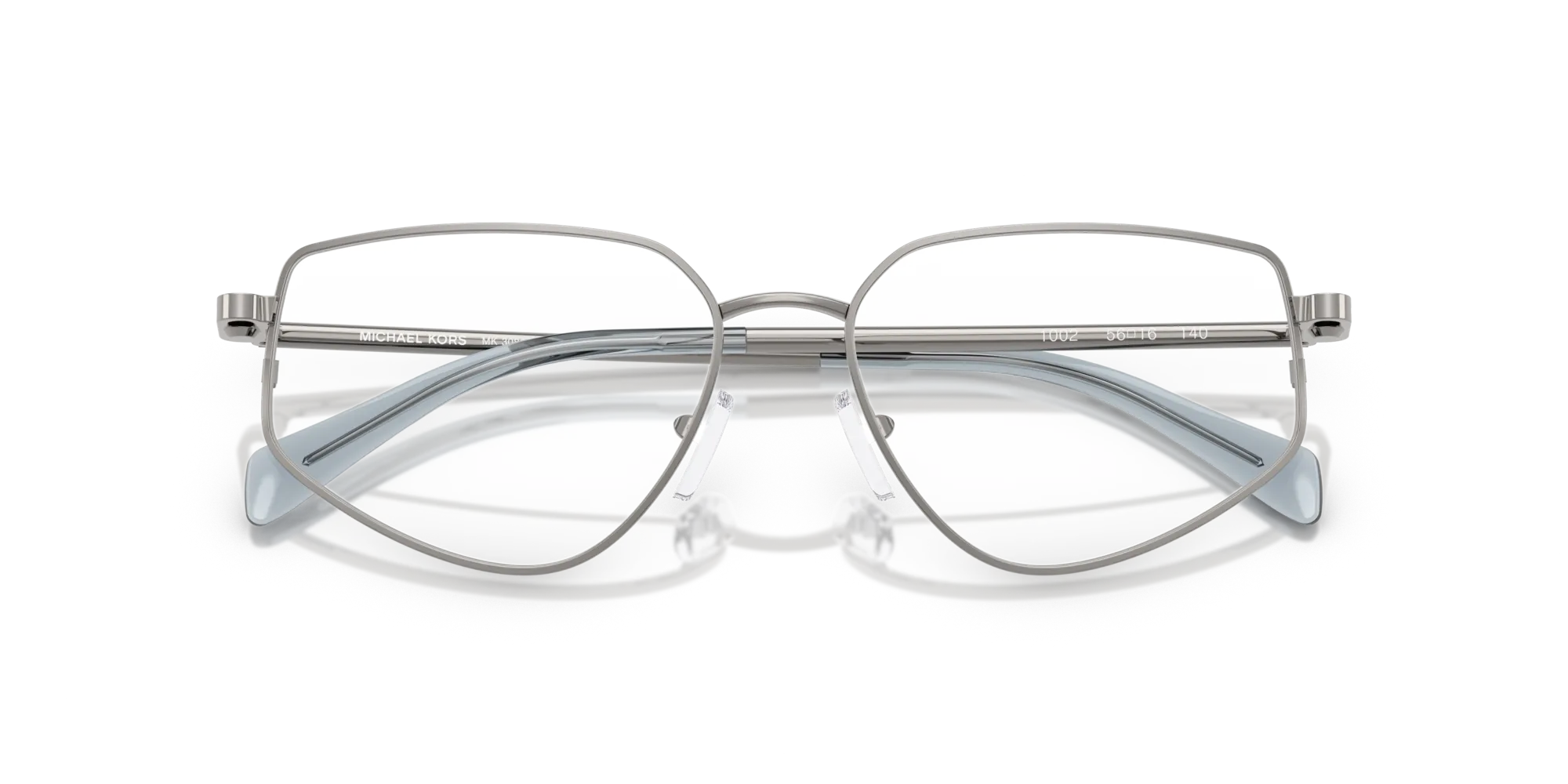Michael Kors MK3088 MENDOZA 1002 Montature da vista Metallo Grigio Geometrica Normale - immagine 2