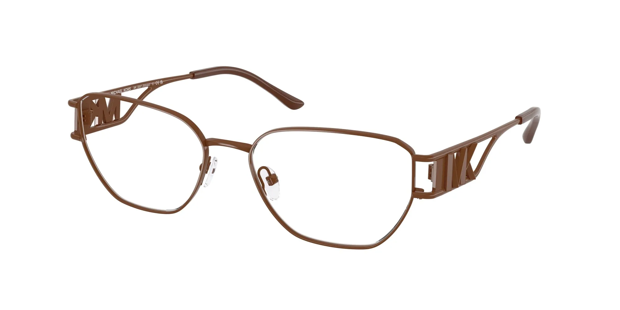 Michael Kors MK3087 BILBAO 1902 Montature da vista Metallo Marrone Geometrica Normale - immagine 1