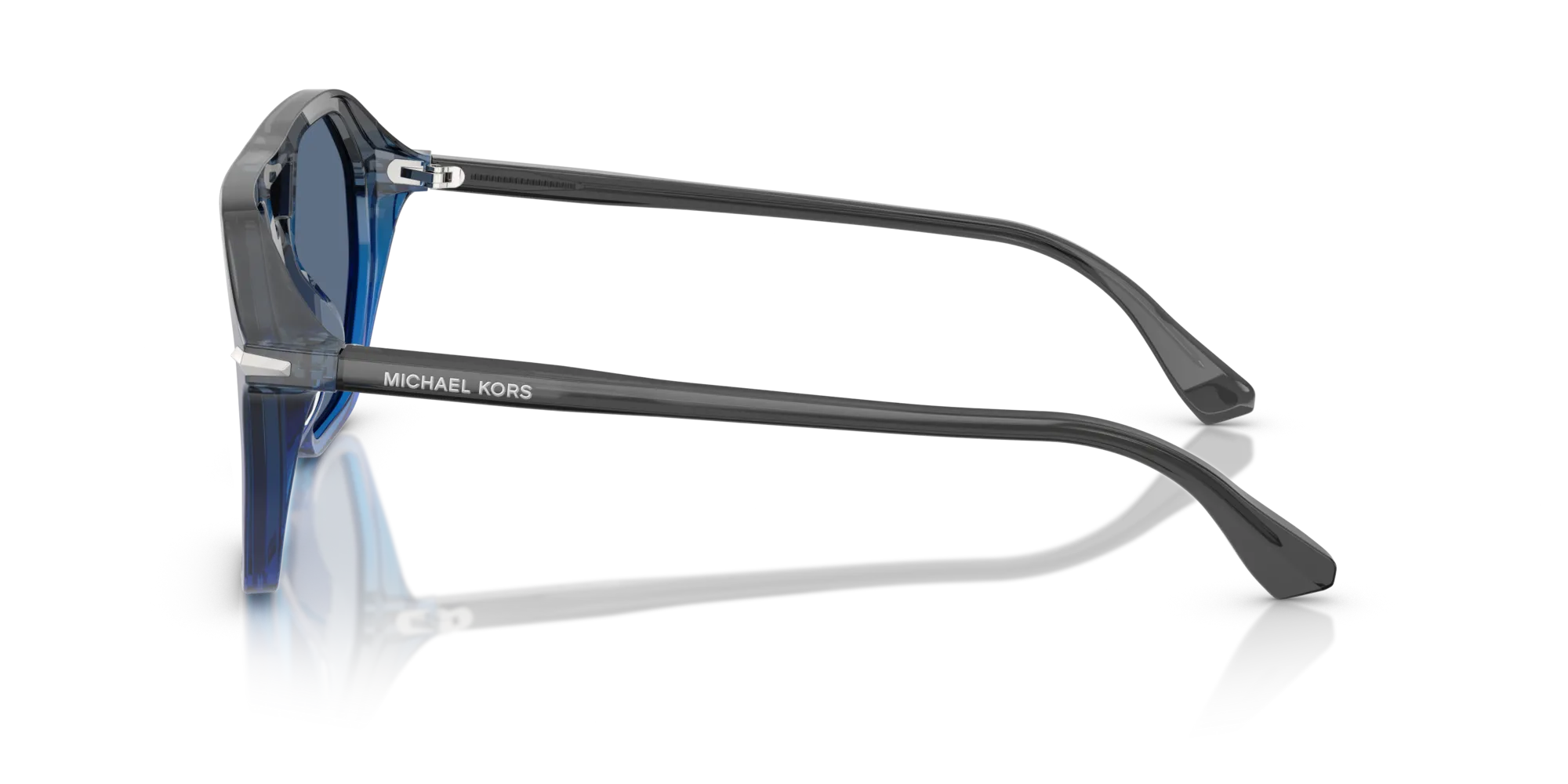 Michael Kors MK2251U JACKSON HOLE 401180 Occhiali da sole Acetato Grigio Blu Pilot Normale - immagine 4