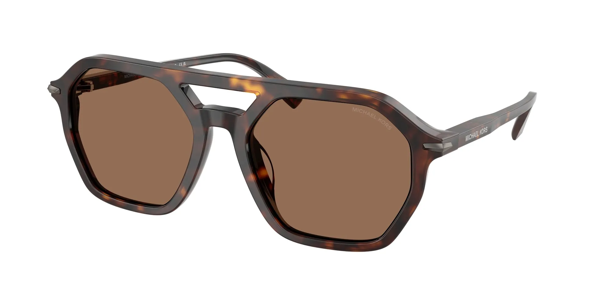 Michael Kors MK2251U JACKSON HOLE 300673 Occhiali da sole Acetato Tartaruga Marrone Pilot Normale - immagine 1