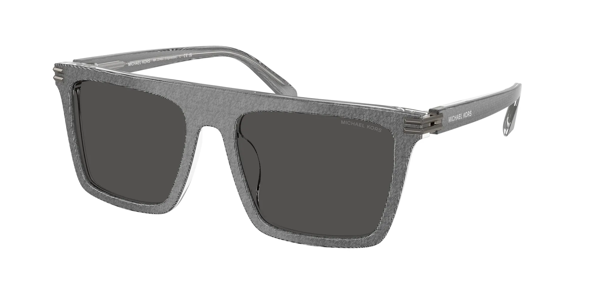 Michael Kors MK2249U EDGEWATER 400987 Occhiali da sole Acetato Grigio Grigio Squadrata Normale - immagine 1