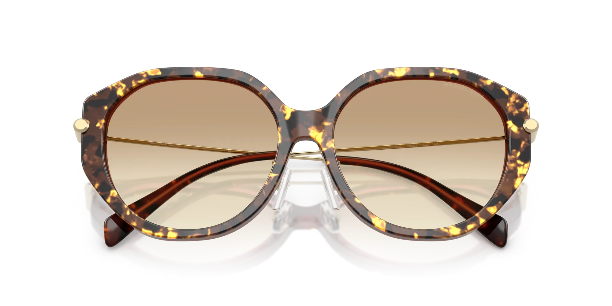 Michael Kors MK2248D JINAN 401613 Occhiali da sole Acetato Marrone Marrone Geometrica Normale Sfumato - immagine 2