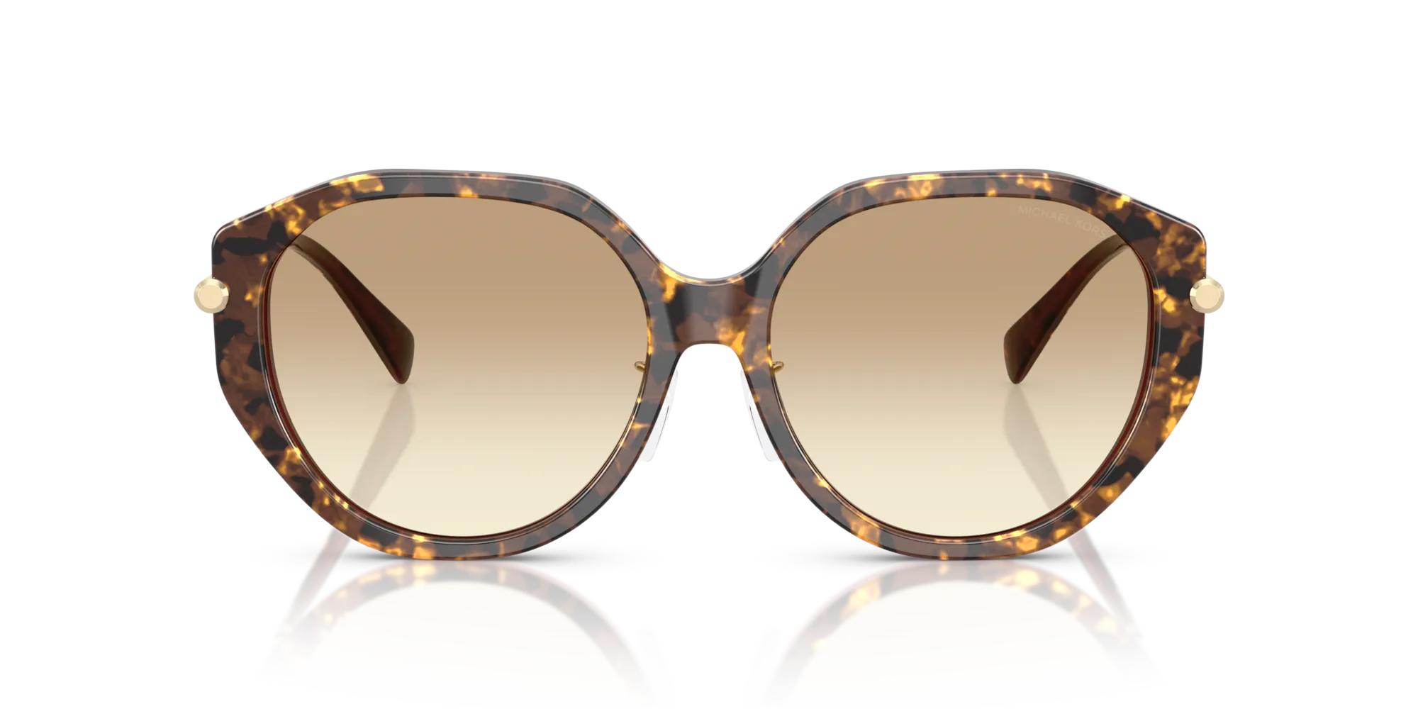 Michael Kors MK2248D JINAN 401613 Occhiali da sole Acetato Marrone Marrone Geometrica Normale Sfumato - immagine 3