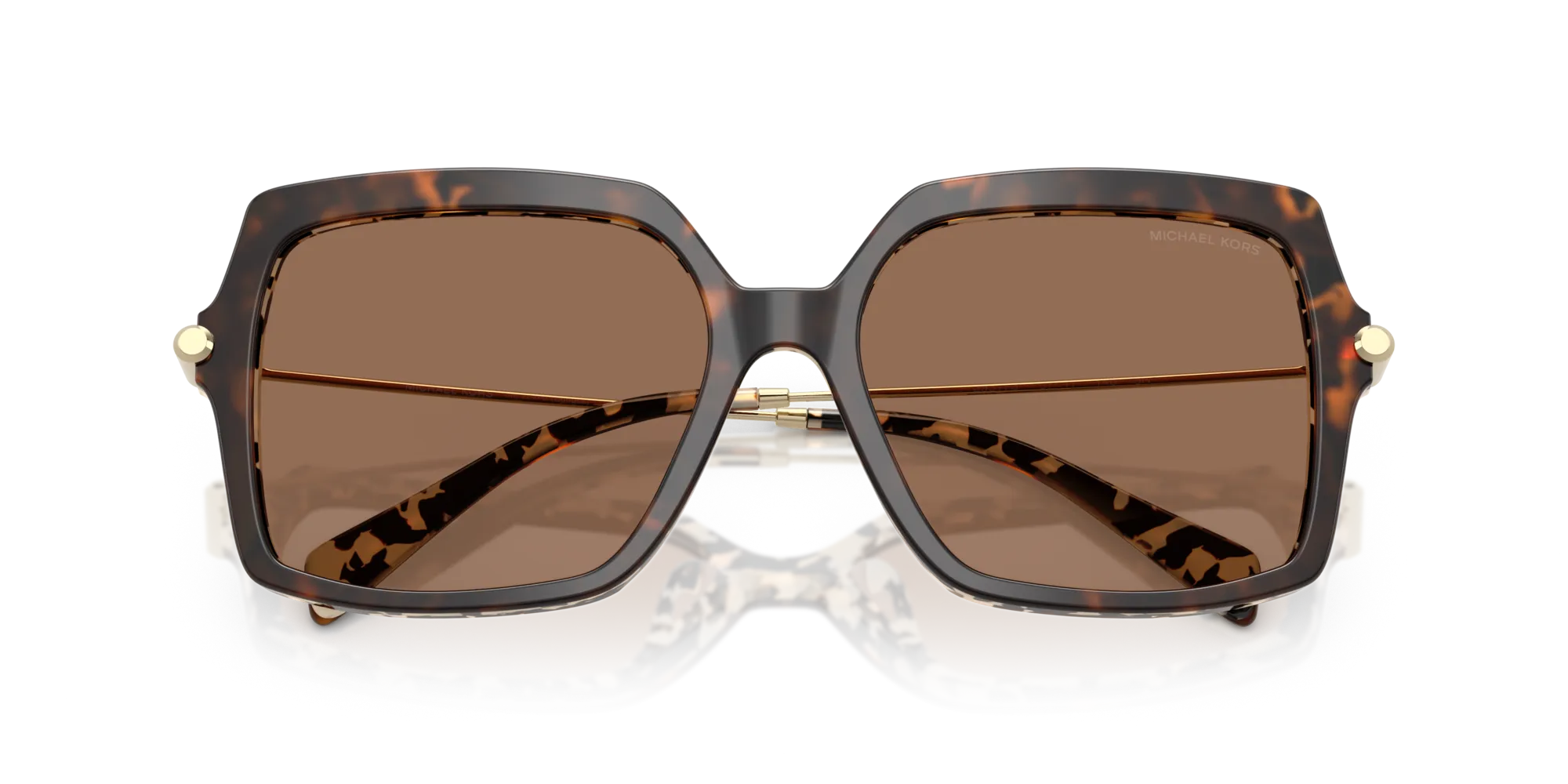 Michael Kors MK2247U QUOGUE 395173 Occhiali da sole Acetato Tartaruga Marrone Squadrata Normale - immagine 2