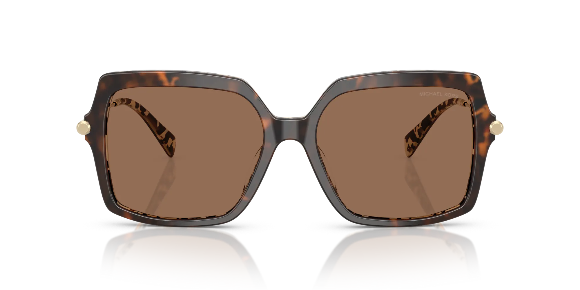 Michael Kors MK2247U QUOGUE 395173 Occhiali da sole Acetato Tartaruga Marrone Squadrata Normale - immagine 3