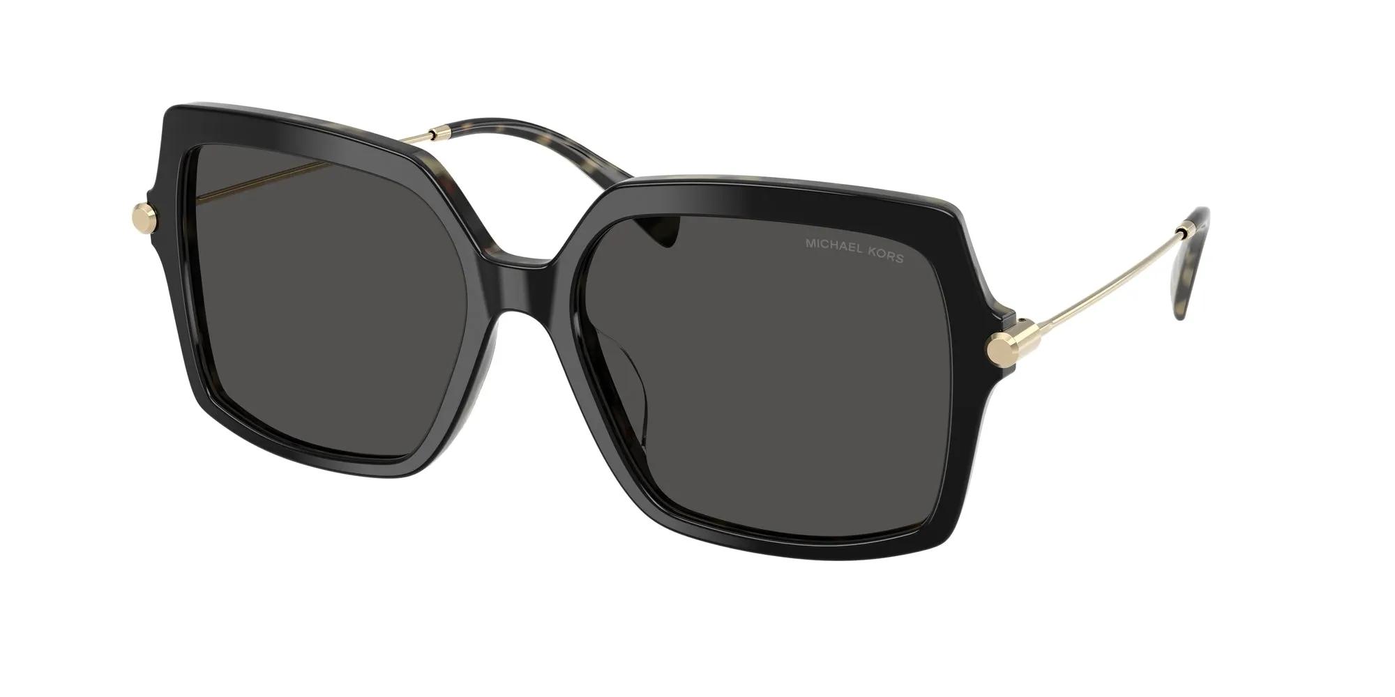Michael Kors MK2247U QUOGUE 395087 Occhiali da sole Acetato Nero Grigio Squadrata Normale - immagine 1