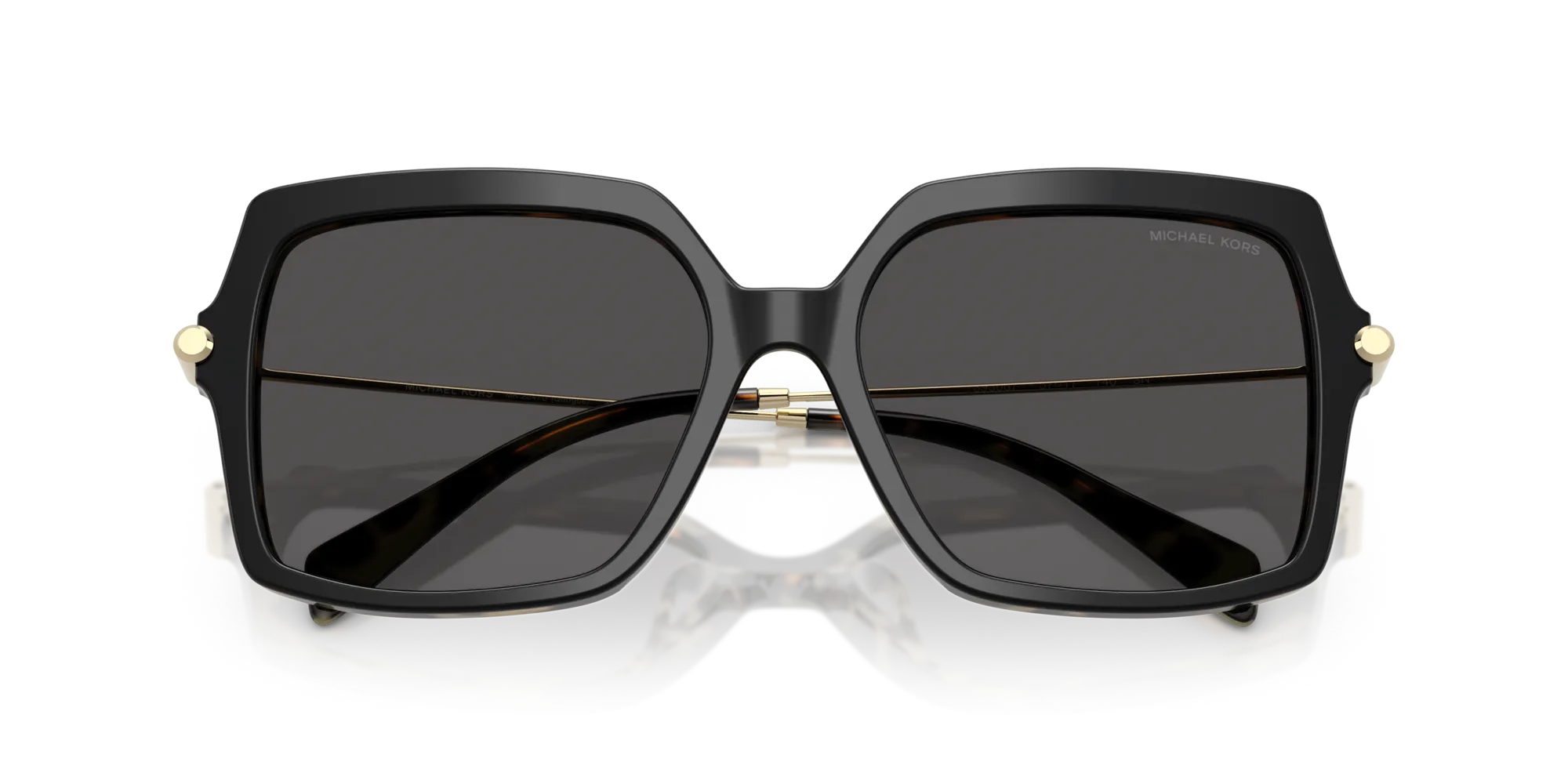 Michael Kors MK2247U QUOGUE 395087 Occhiali da sole Acetato Nero Grigio Squadrata Normale - immagine 2