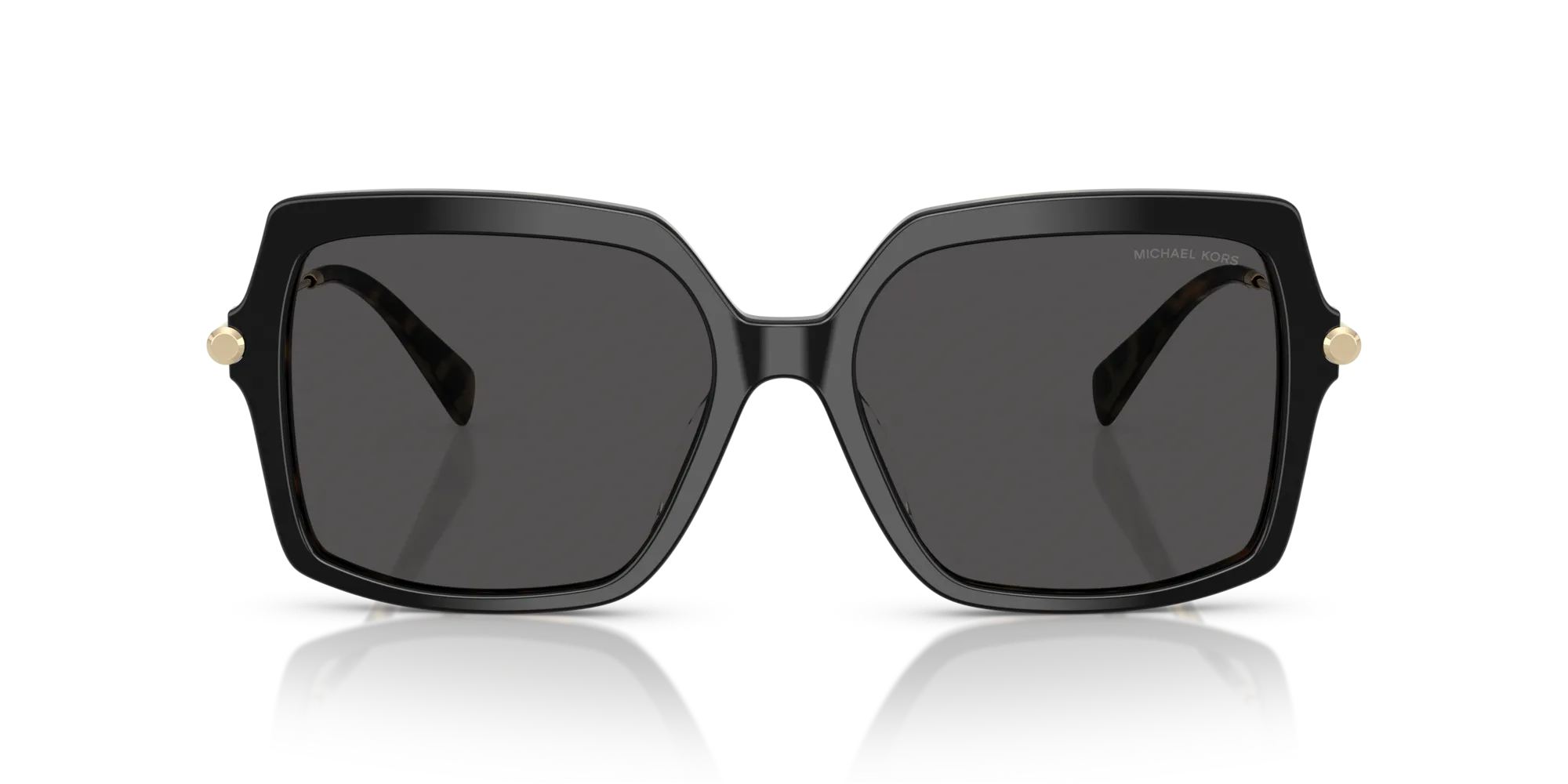 Michael Kors MK2247U QUOGUE 395087 Occhiali da sole Acetato Nero Grigio Squadrata Normale - immagine 3