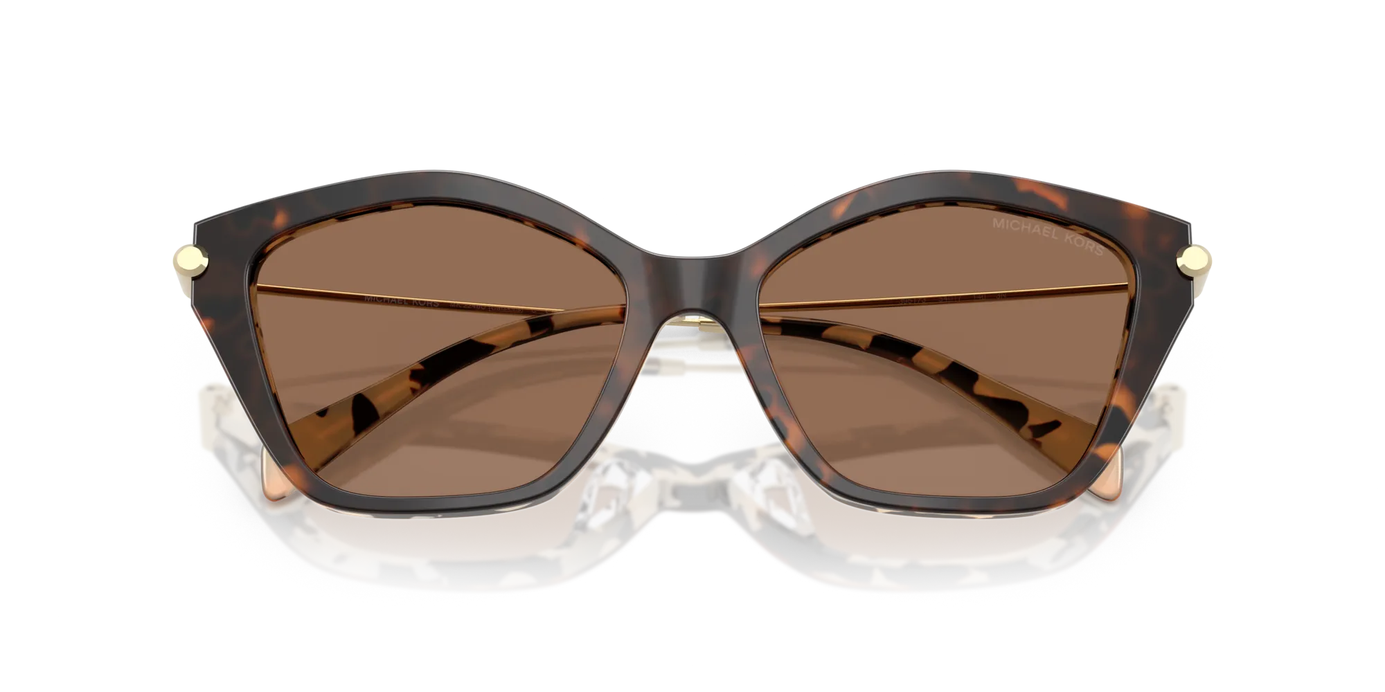 Michael Kors MK2246U CATSKILLS 395173 Occhiali da sole Acetato Tartaruga Marrone Geometrica Normale - immagine 2