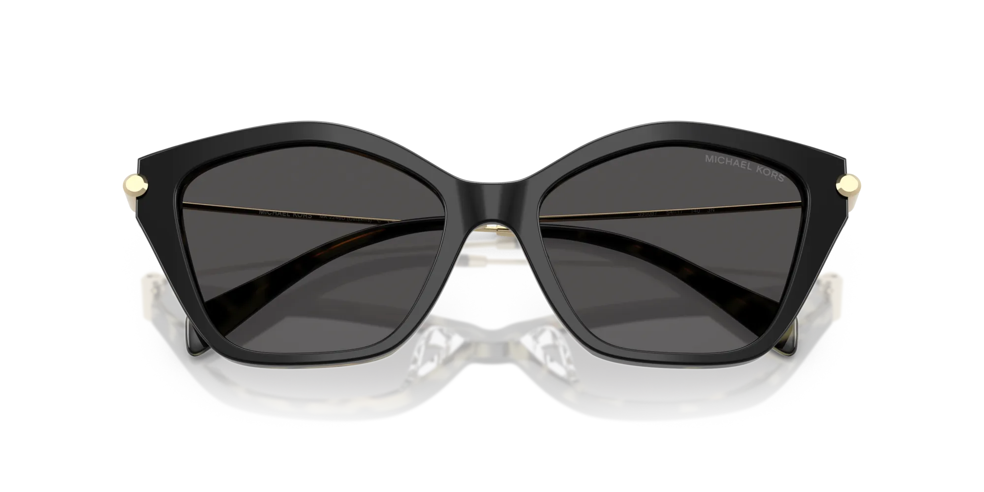 Michael Kors MK2246U CATSKILLS 395087 Occhiali da sole Acetato Nero Grigio Geometrica Normale - immagine 2