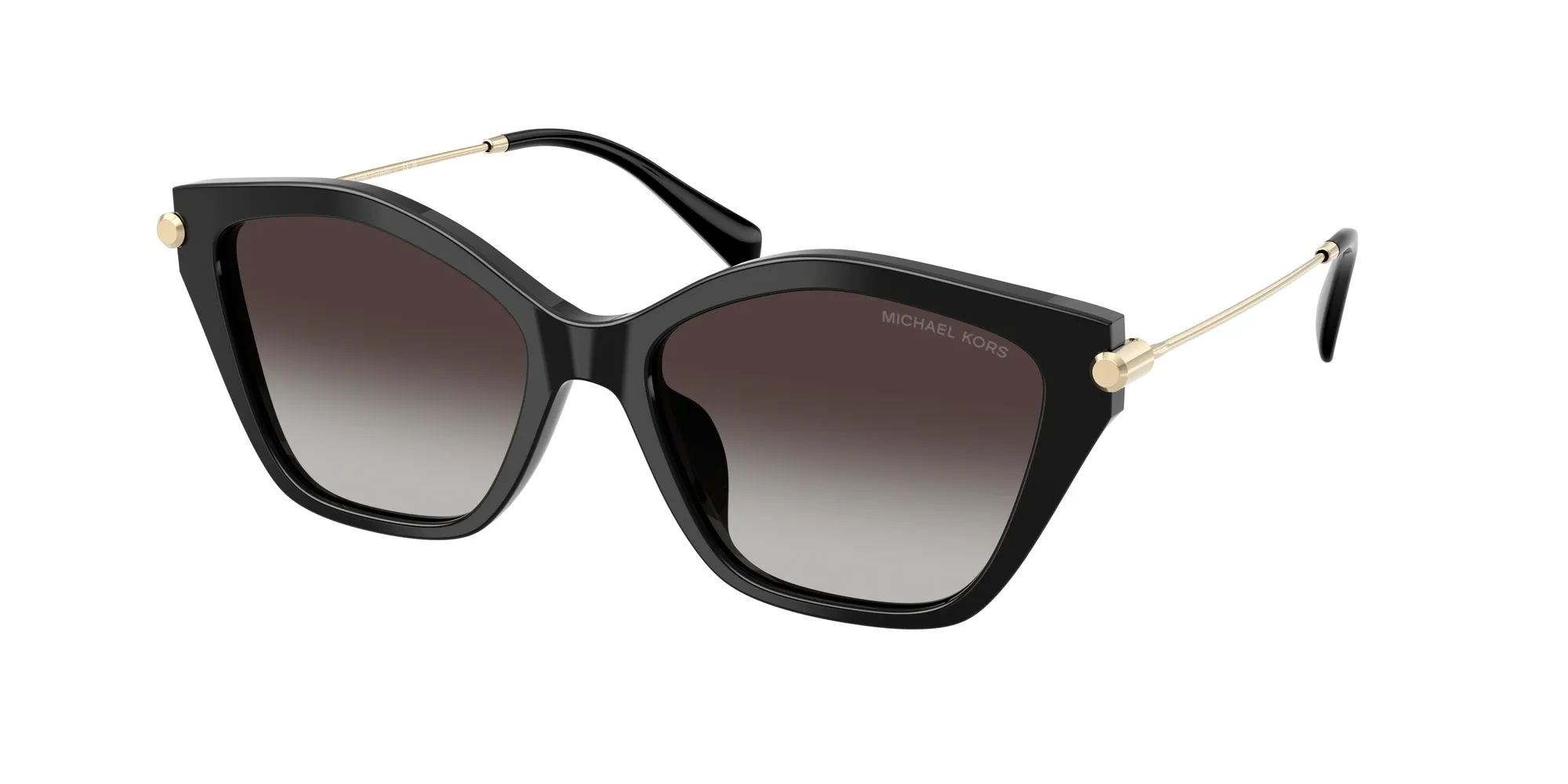 Michael Kors MK2246U CATSKILLS 30058G Occhiali da sole Acetato Nero Grigio Geometrica Normale Sfumato - immagine 1