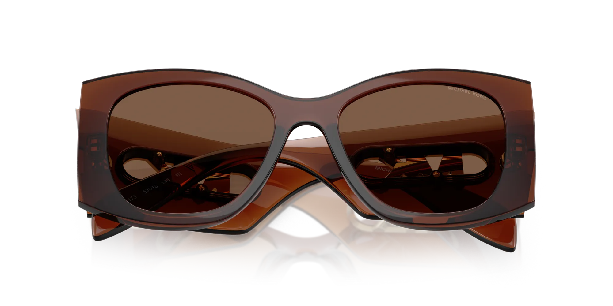 Michael Kors MK2244U COSTA BLANCA 402173 Occhiali da sole Iniettato Marrone Marrone Squadrata Normale - immagine 2