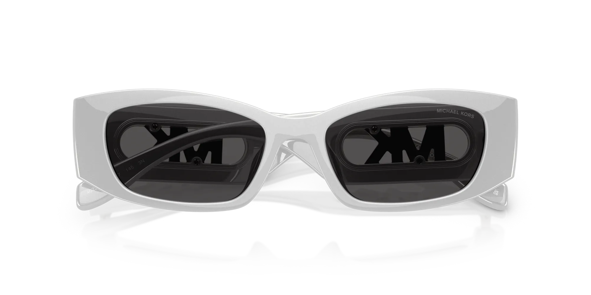 Michael Kors MK2243U RHODES 402387 Occhiali da sole Iniettato Argento Grigio Squadrata Normale - immagine 2