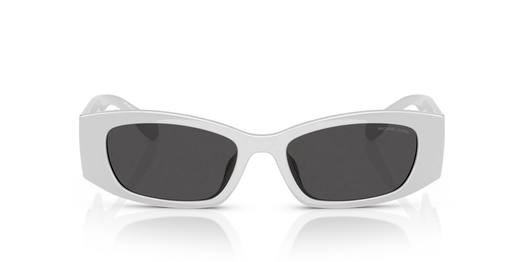 Michael Kors MK2243U RHODES 402387 Occhiali da sole Iniettato Argento Grigio Squadrata Normale - immagine 3
