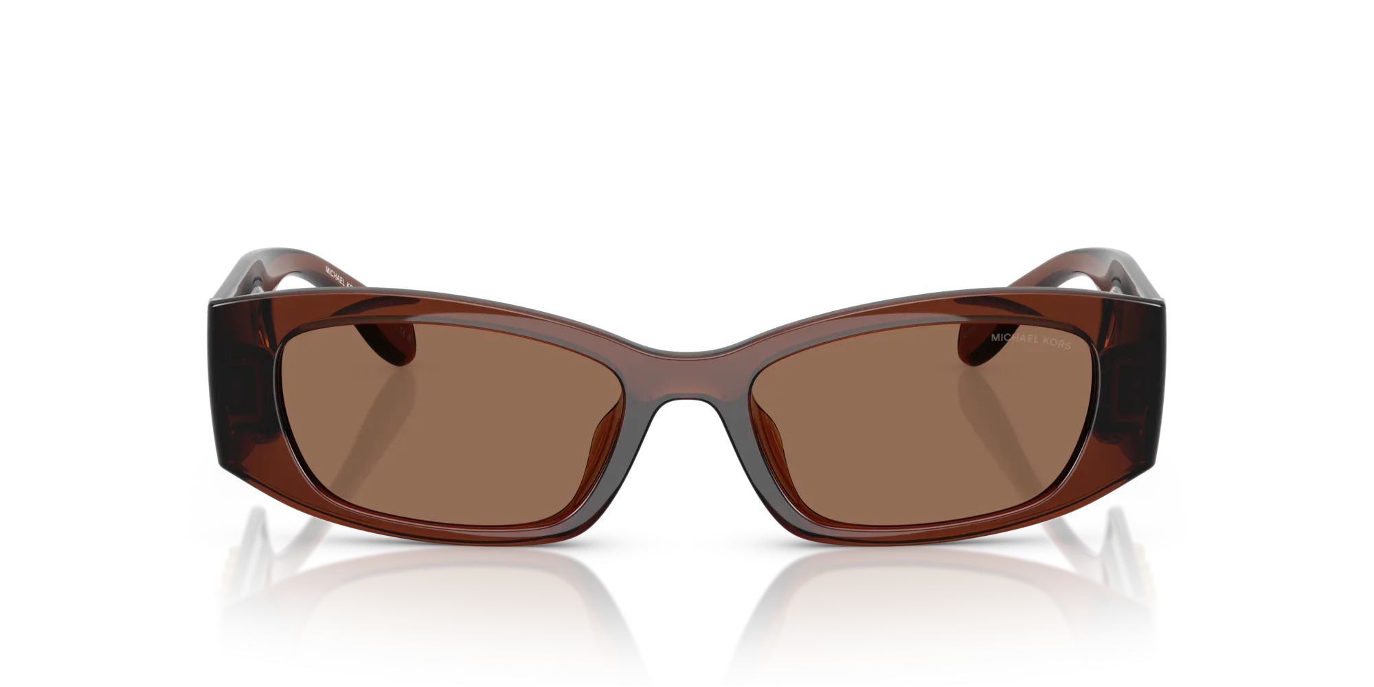 Michael Kors MK2243U RHODES 402173 Occhiali da sole Iniettato Marrone Marrone Squadrata Normale - immagine 3