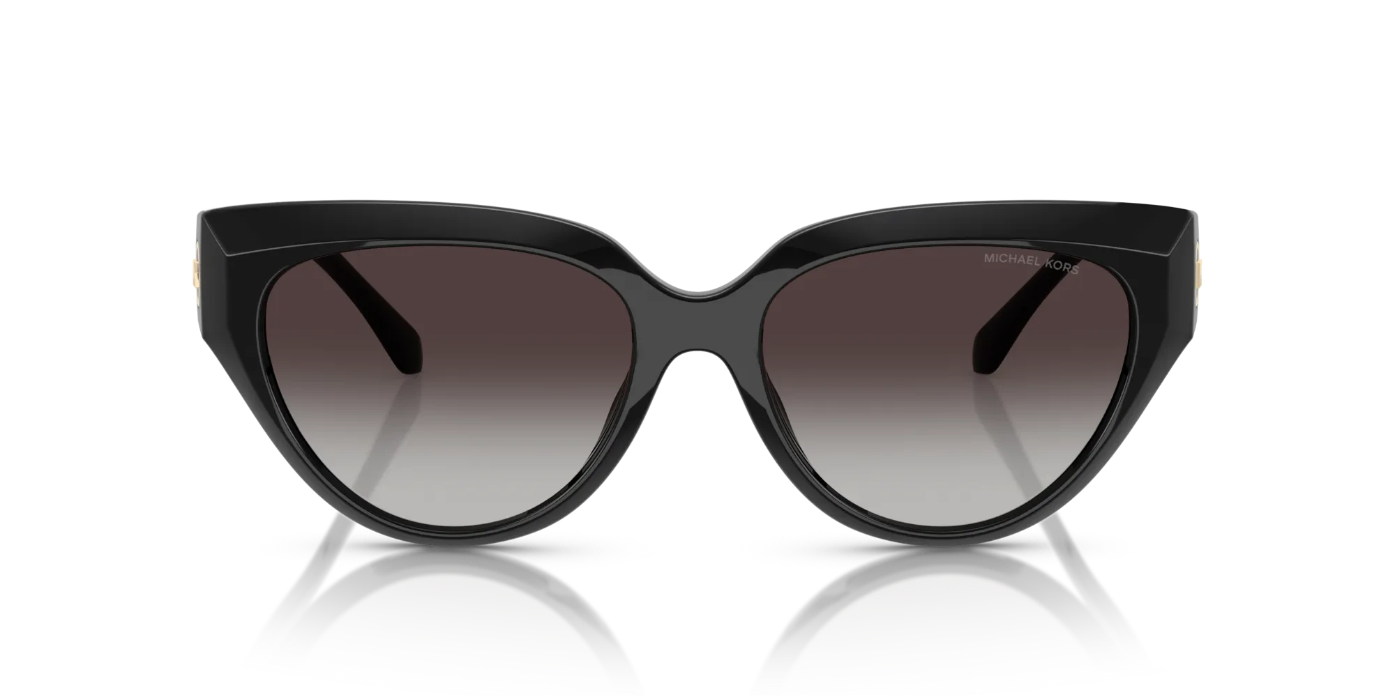 Michael Kors MK2241U BOCA RATON 30058G Occhiali da sole Iniettato Nero Grigio Cat Eye Normale Sfumato - immagine 3