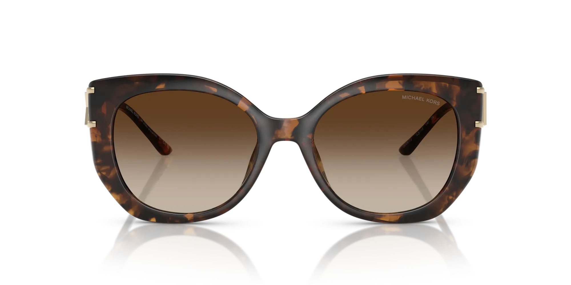 Michael Kors MK2236U ALICANTE 300613 Occhiali da sole Iniettato Tartaruga Marrone Geometrica Normale Sfumato - immagine 3