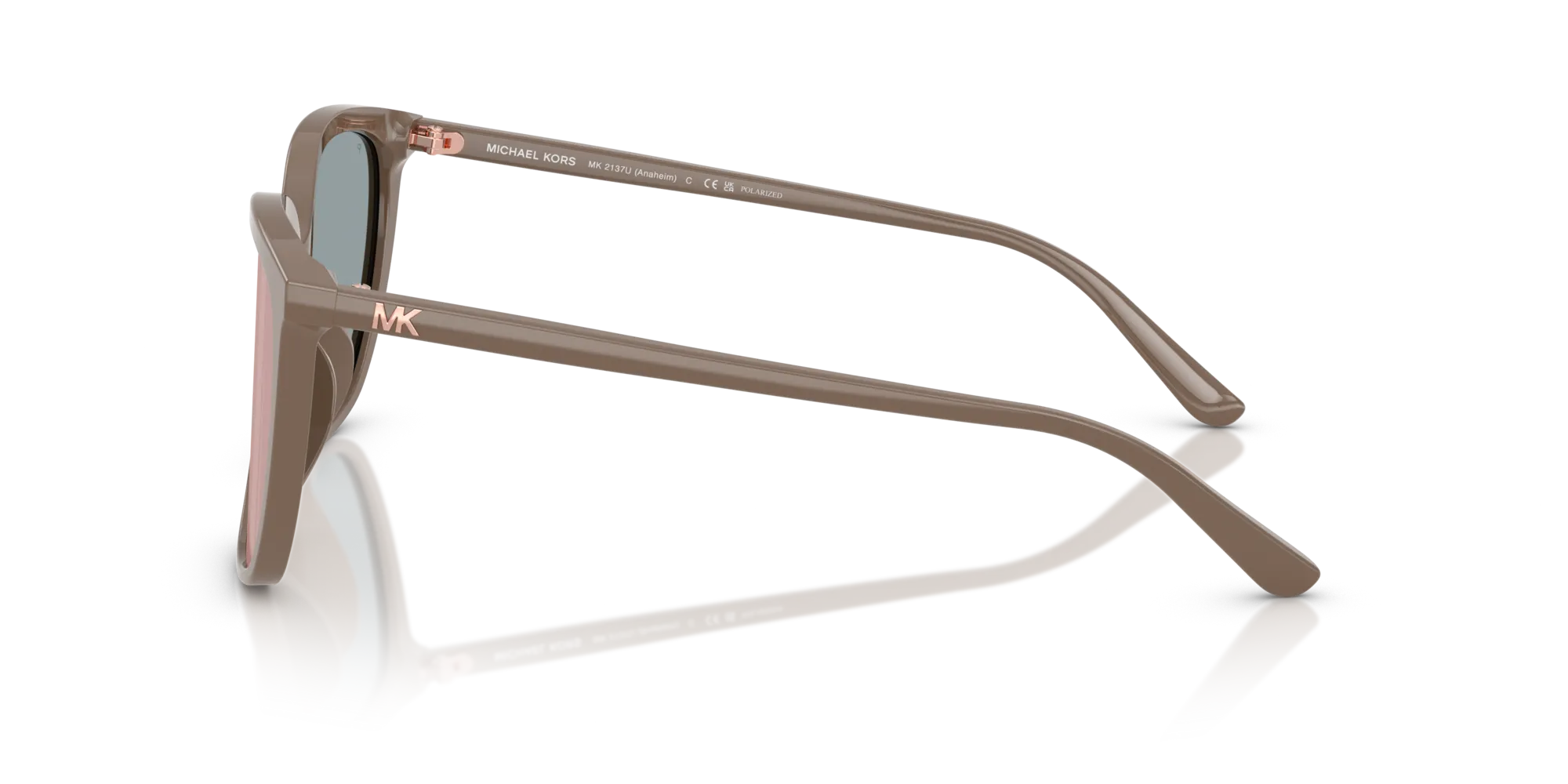 Michael Kors MK2137U ANAHEIM 4003M5 Occhiali da sole Acetato Grigio [""] Squadrata Polarizzata - immagine 4