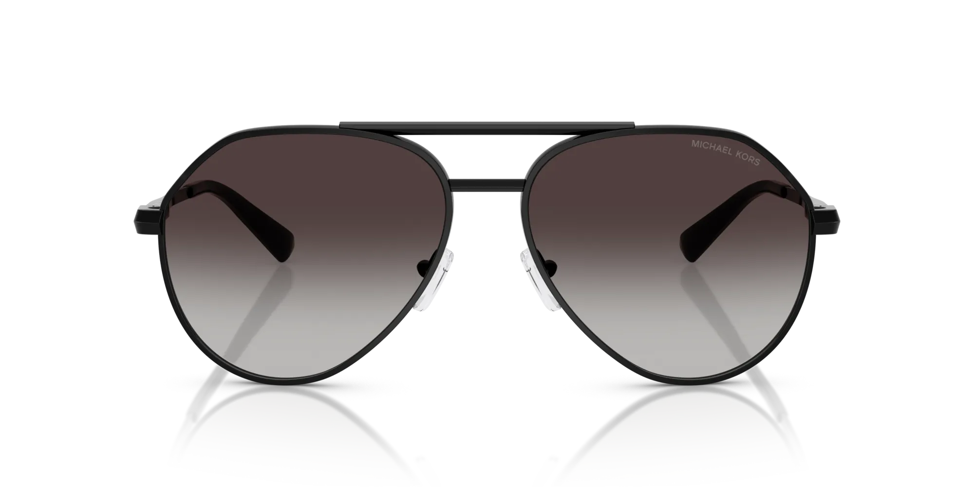 Michael Kors MK1168 BRENTWOOD 10058G Occhiali da sole Metallo Nero Grigio Pilot Normale Sfumato - immagine 3
