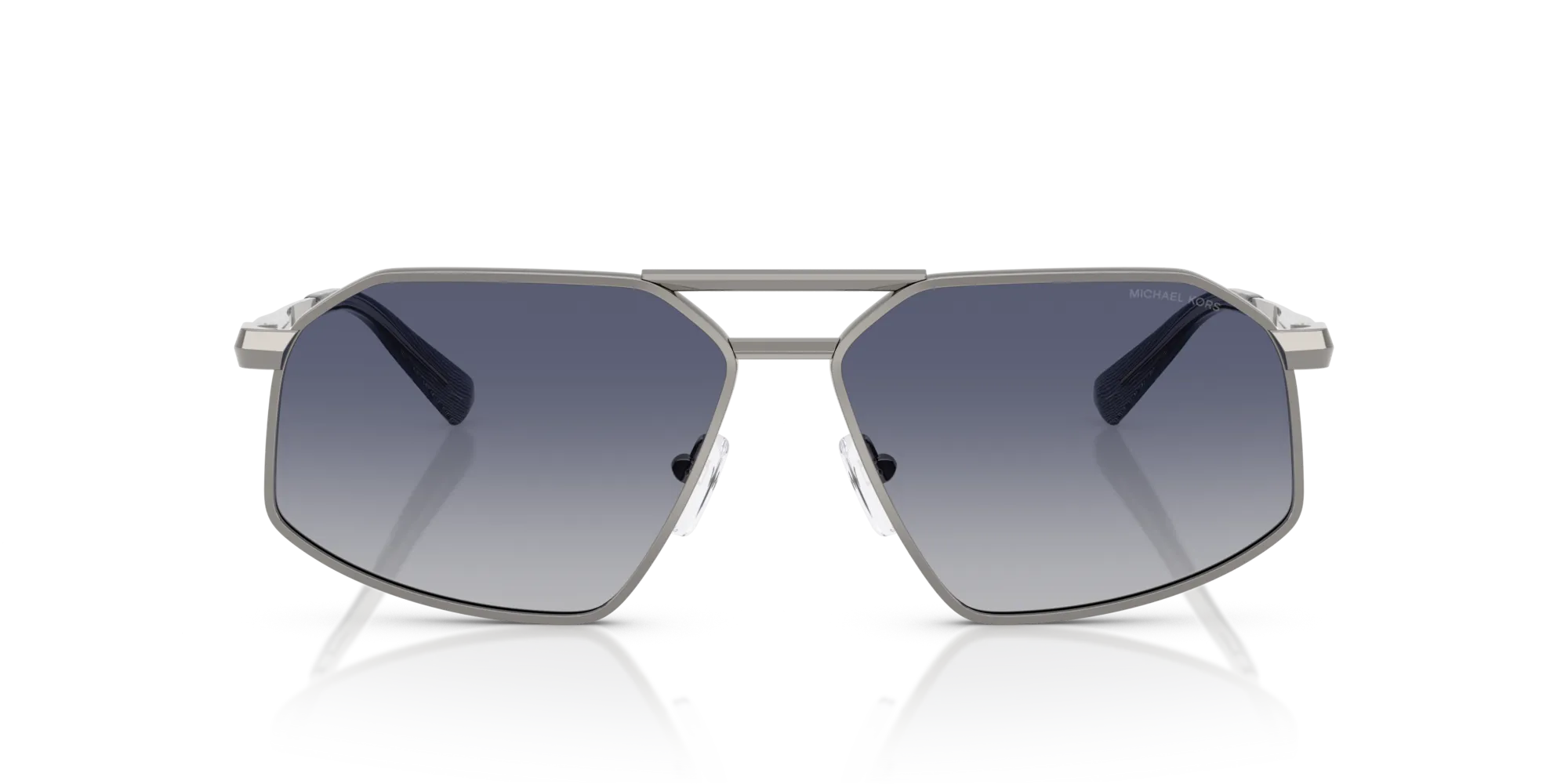 Michael Kors MK1167 MAR VISTA 10024L Occhiali da sole Metallo Grigio Blu Geometrica Normale Sfumato - immagine 3