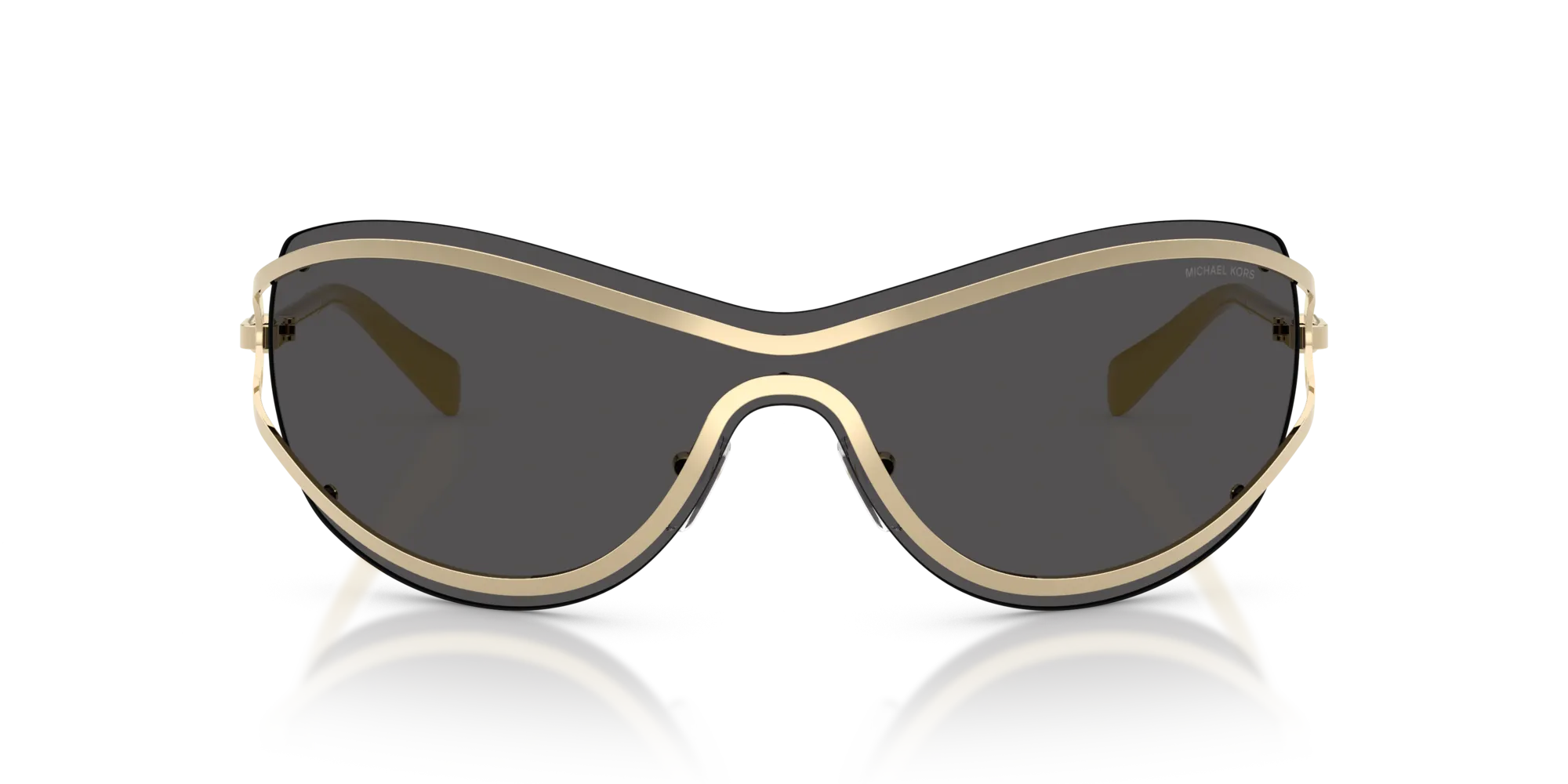Michael Kors MK1166 LA PRAIA 101487 Occhiali da sole Metallo Oro Grigio Geometrica Normale - immagine 3