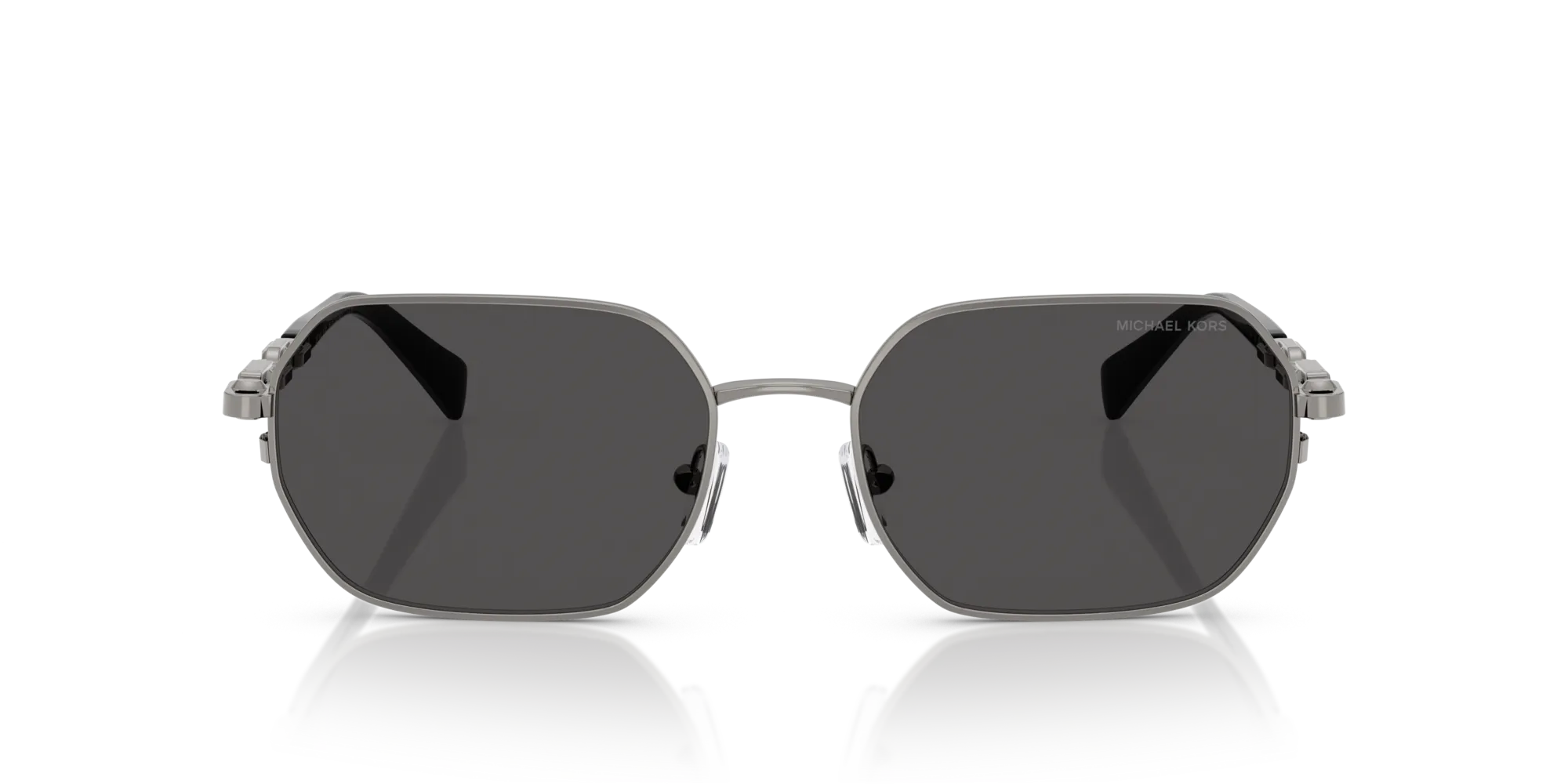 Michael Kors MK1165 SAINT MARTIN 100287 Occhiali da sole Metallo Grigio Grigio Geometrica Normale - immagine 3