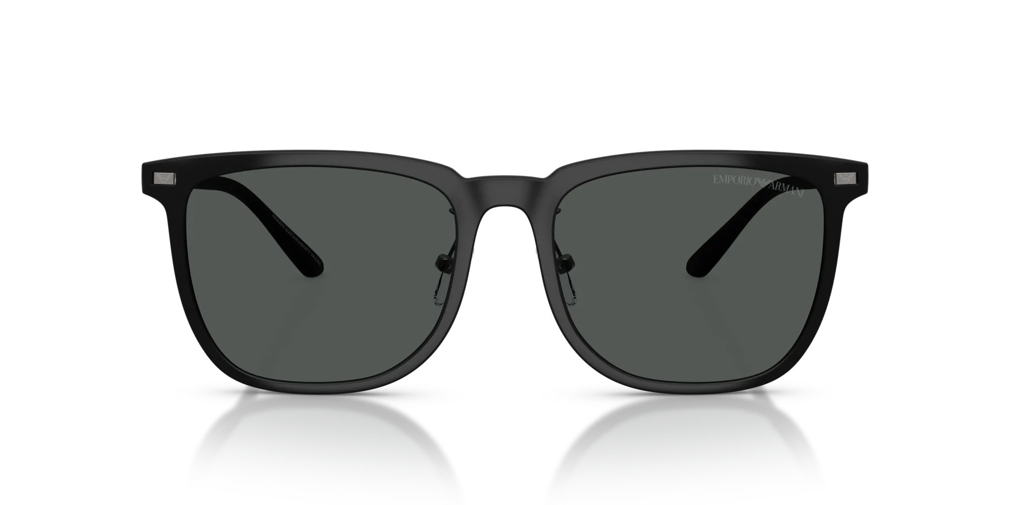 Emporio Armani EA4255D 500187 Occhiali da sole Iniettato Nero Grigio Geometrica Normale - immagine 3