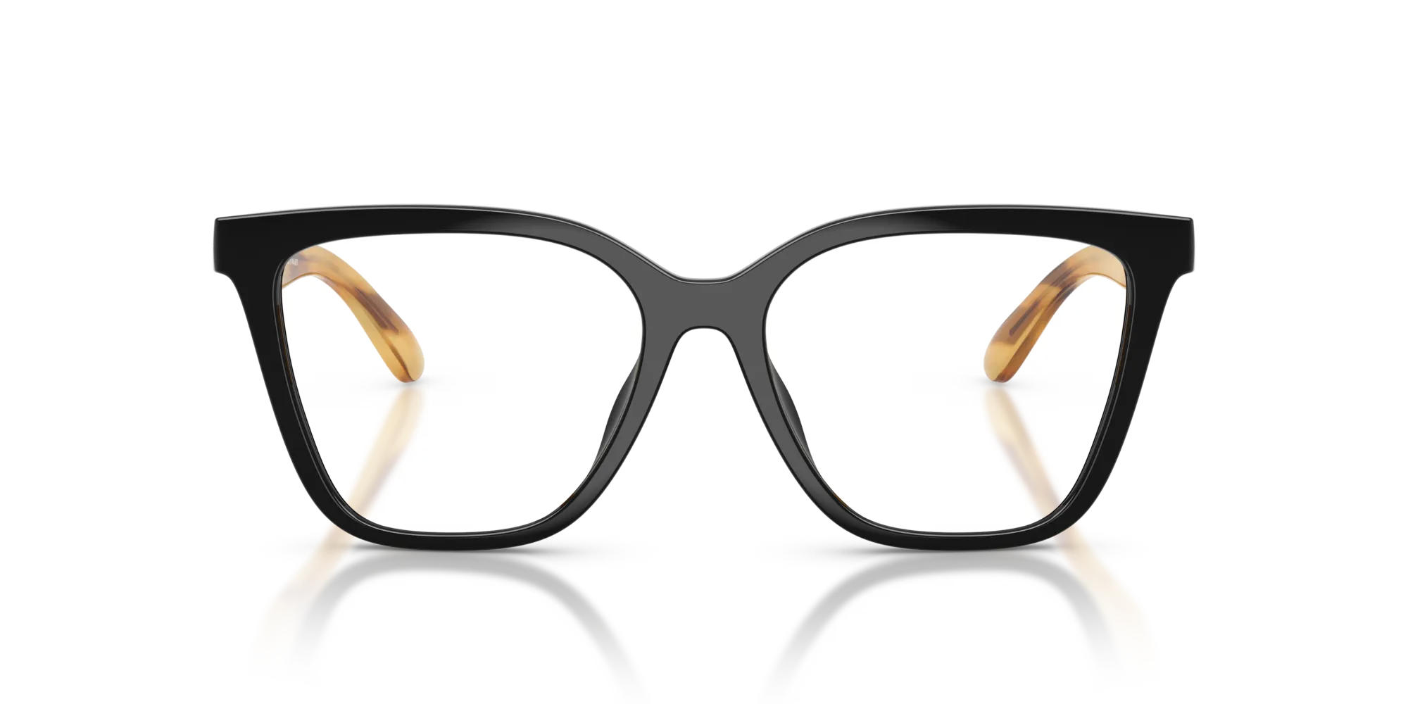 Emporio Armani EA4254U 62691W Occhiali da sole Iniettato Nero Trasparente Cat Eye Normale - immagine 3