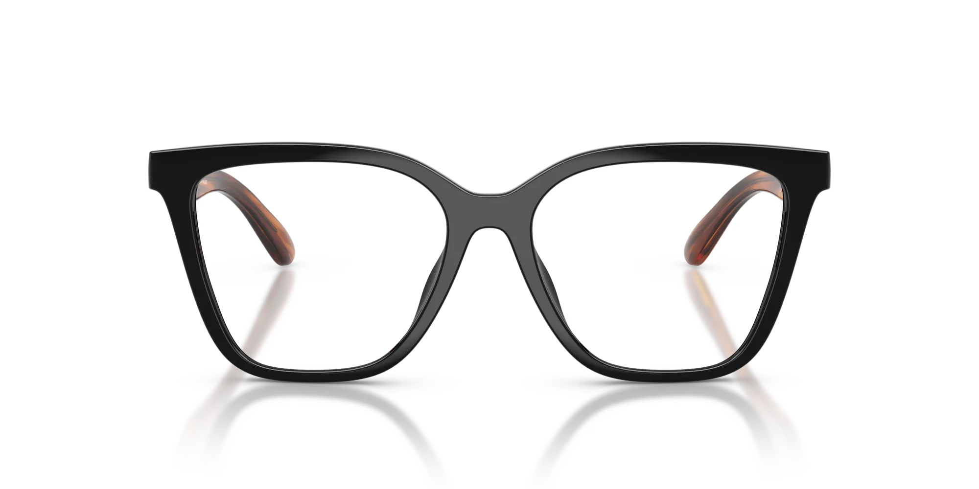 Emporio Armani EA4254U 62681W Occhiali da sole Iniettato Nero Trasparente Cat Eye Normale - immagine 3
