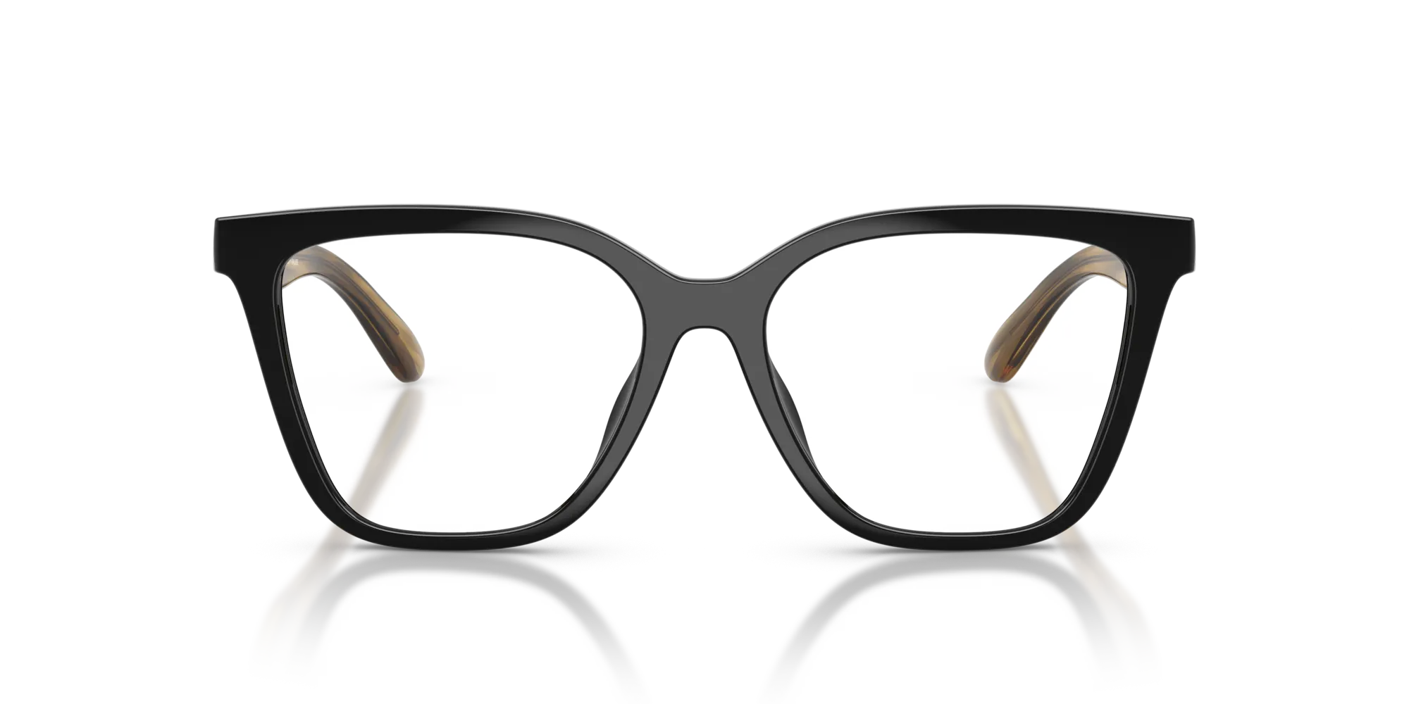 Emporio Armani EA4254U 62671W Occhiali da sole Iniettato Nero Trasparente Cat Eye Normale - immagine 3