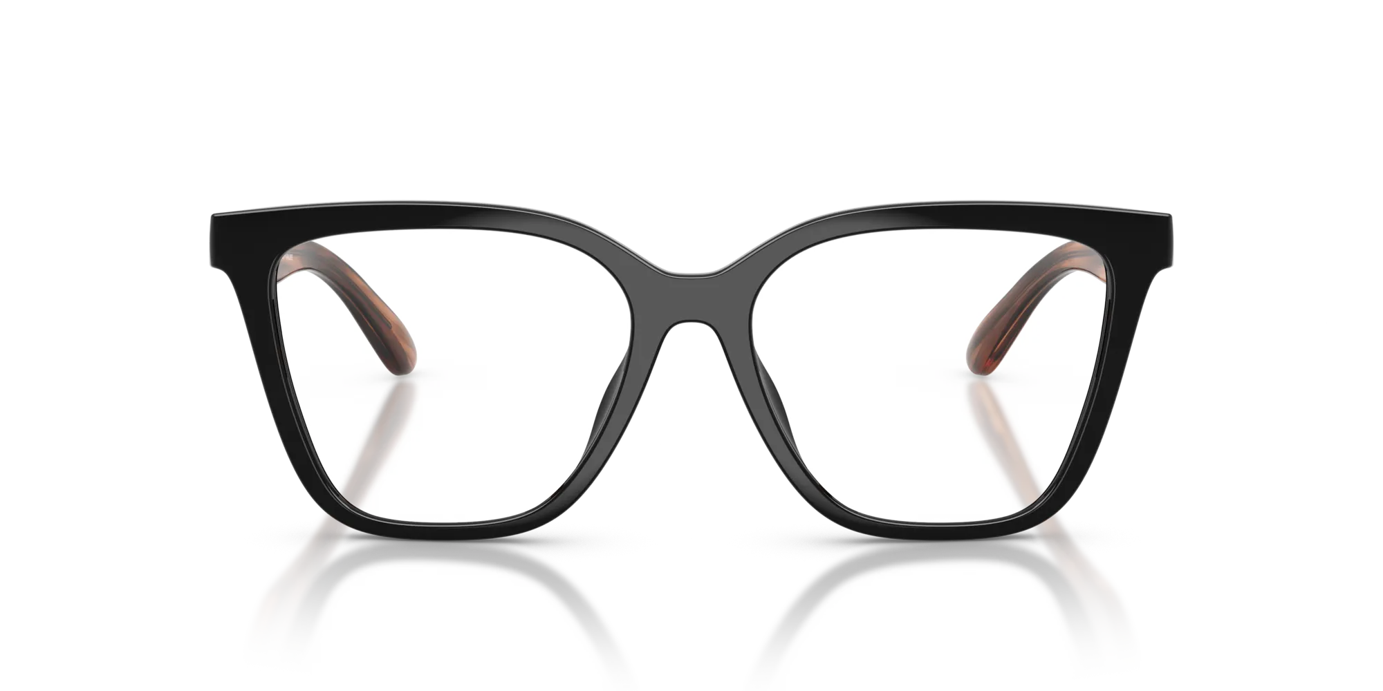 Emporio Armani EA4254U 62661W Occhiali da sole Iniettato Nero Trasparente Cat Eye Normale - immagine 3