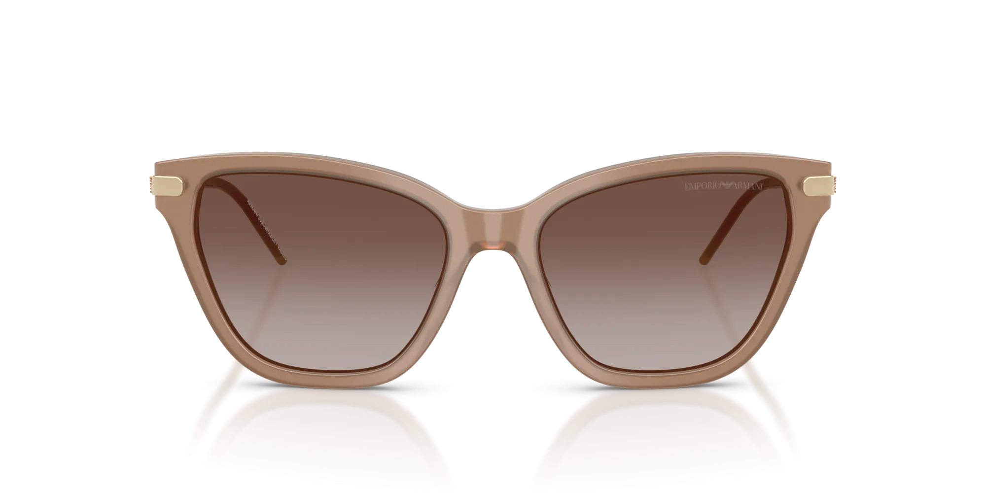Emporio Armani EA4251 626313 Occhiali da sole Acetato Marrone Marrone Cat Eye Normale Sfumato - immagine 3