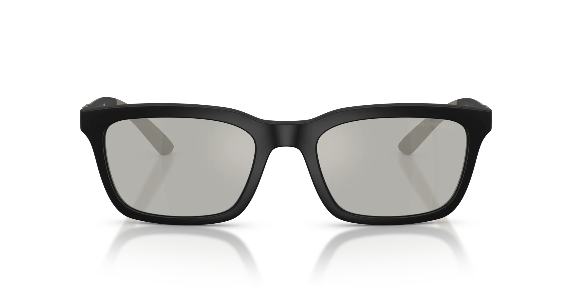 Emporio Armani EA4249U 50016G Occhiali da sole Iniettato Nero Grigio Squadrata Normale - immagine 3