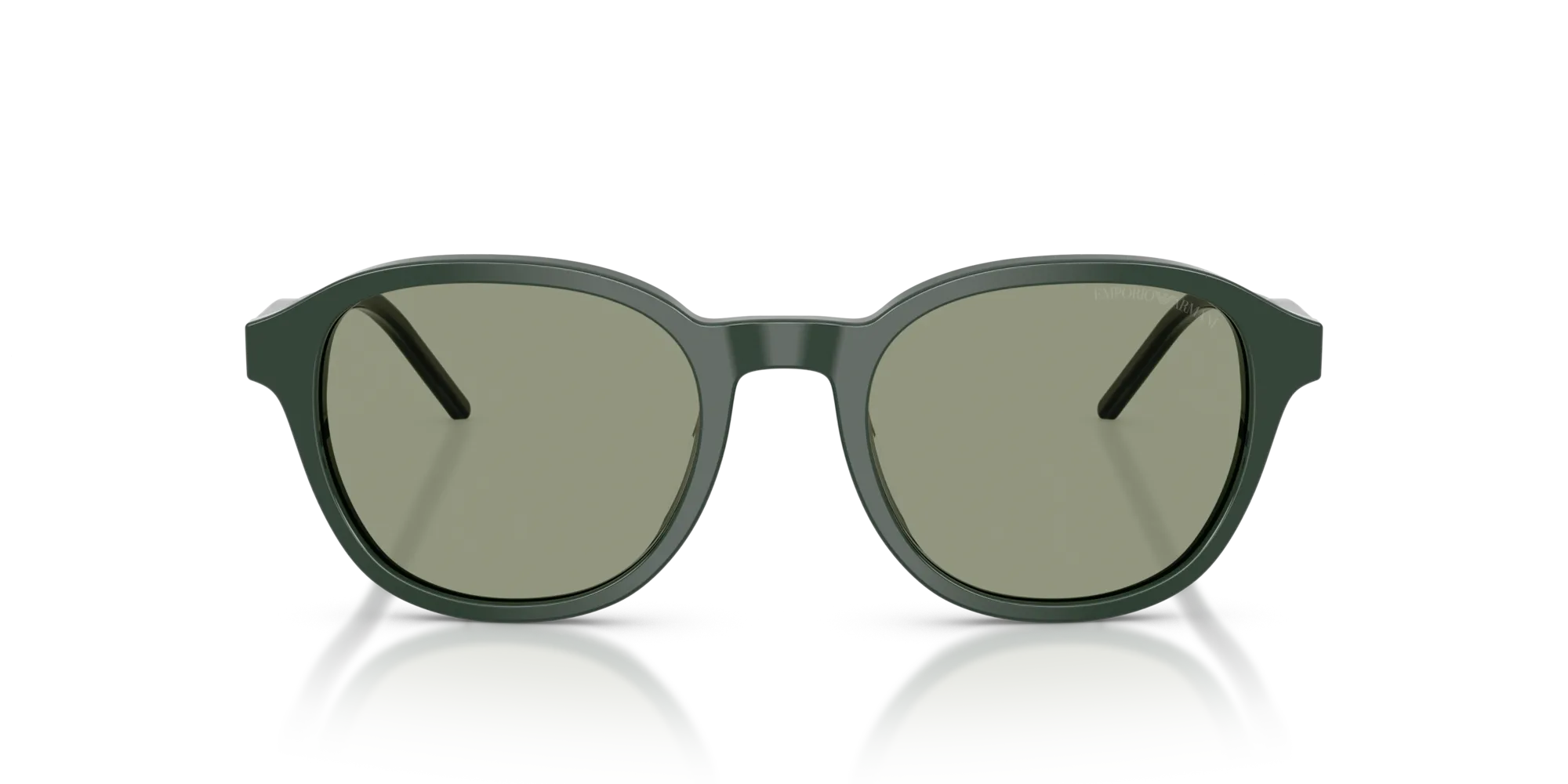 Emporio Armani EA4247U 6257/2 Occhiali da sole Acetato Verde Verde Pantos Normale - immagine 3