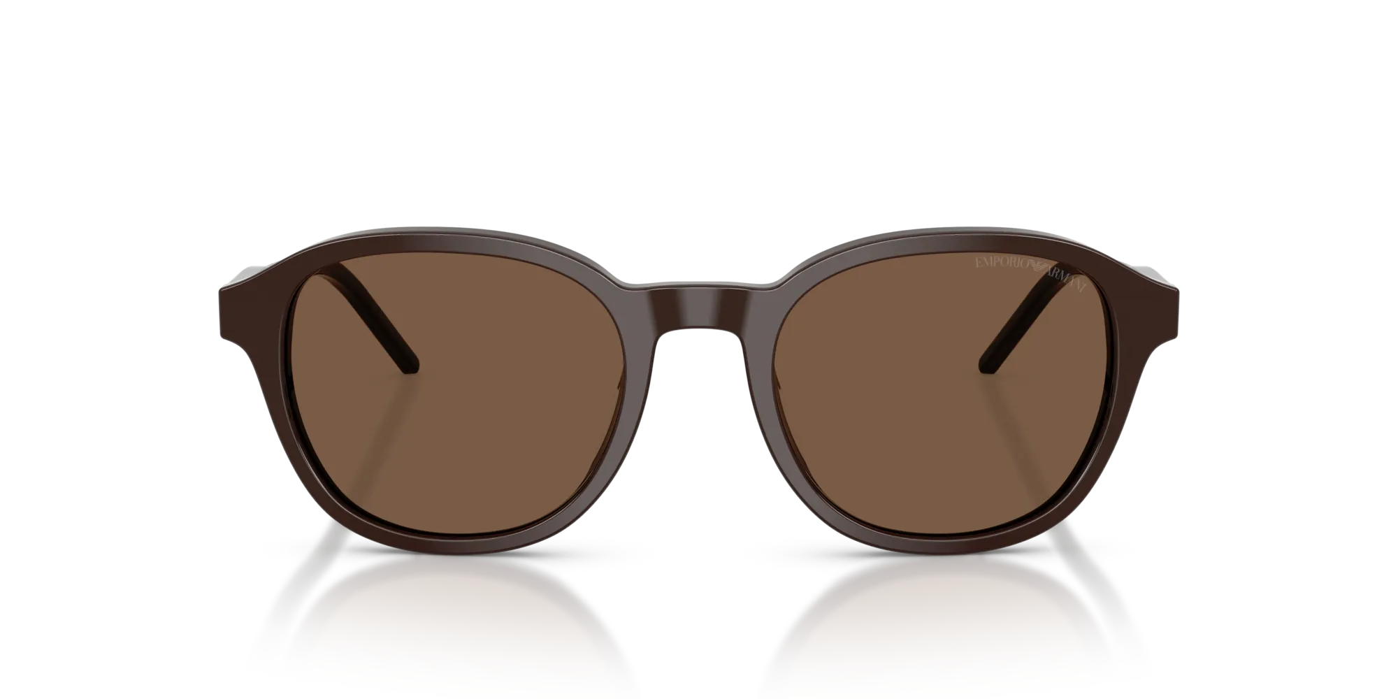 Emporio Armani EA4247U 625573 Occhiali da sole Acetato Marrone Marrone Pantos Normale - immagine 3