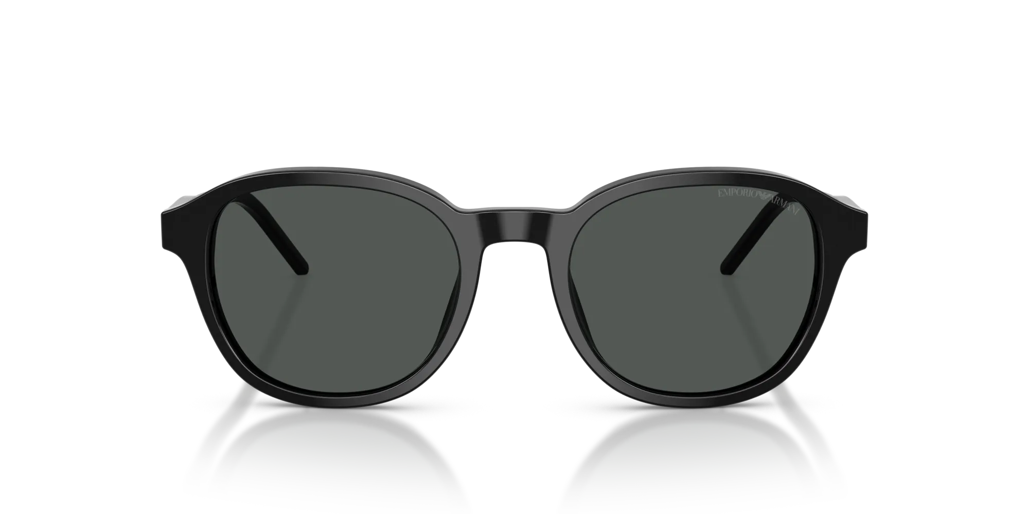 Emporio Armani EA4247U 501787 Occhiali da sole Acetato Nero Grigio Pantos Normale - immagine 3