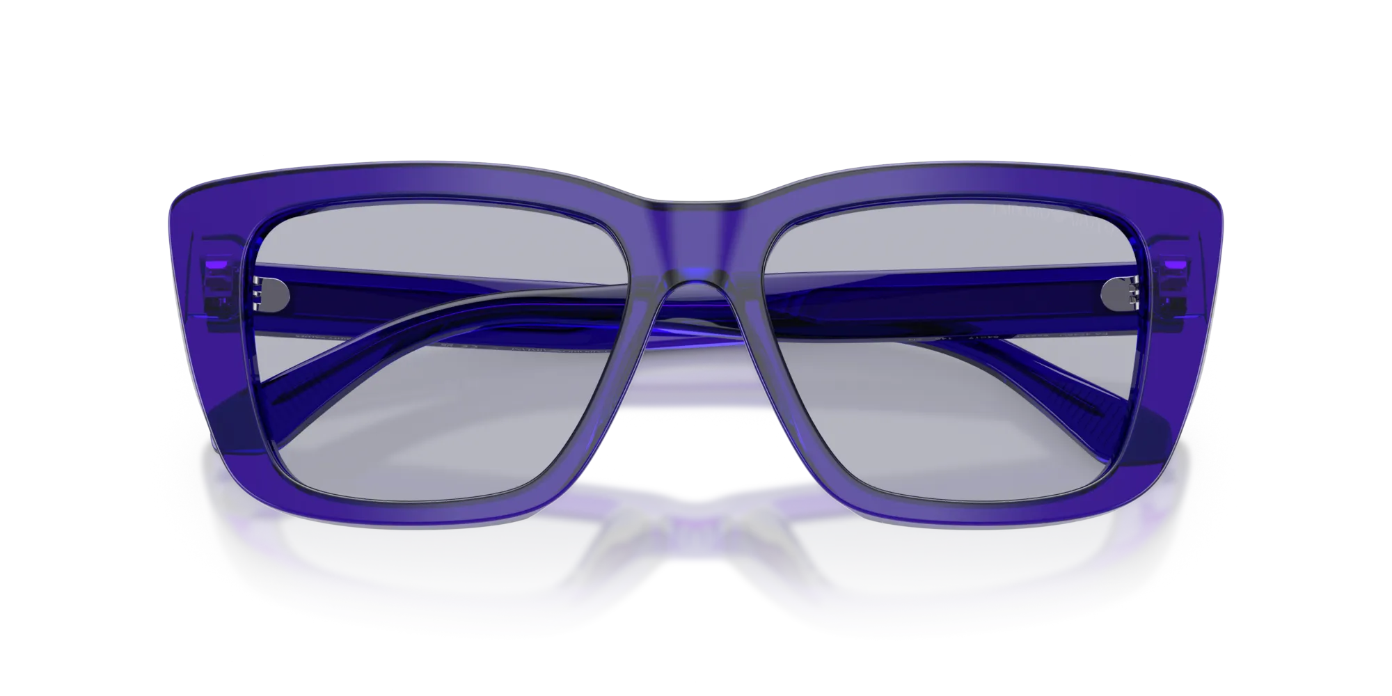 Emporio Armani EA4246U 6253/1 Occhiali da sole Acetato Viola Viola Cat Eye Normale - immagine 2