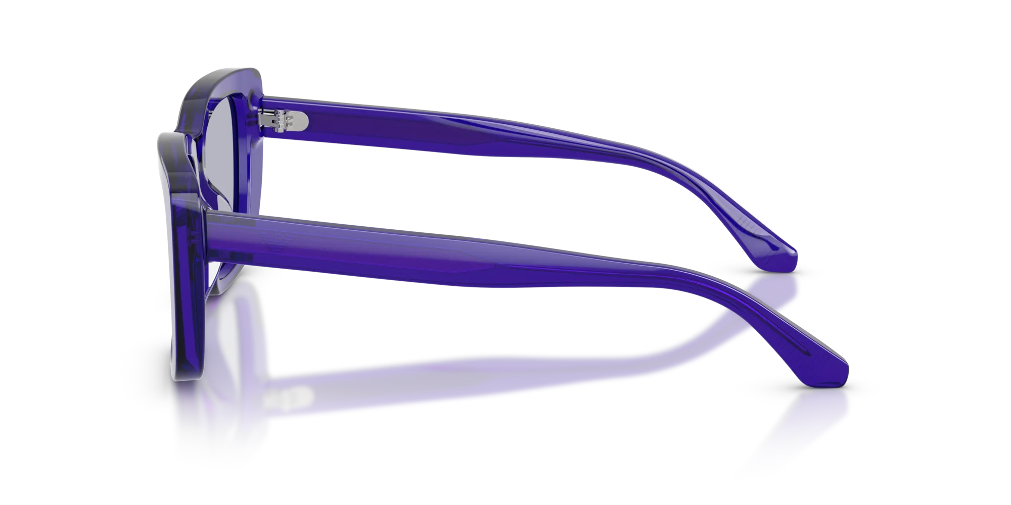 Emporio Armani EA4246U 6253/1 Occhiali da sole Acetato Viola Viola Cat Eye Normale - immagine 4