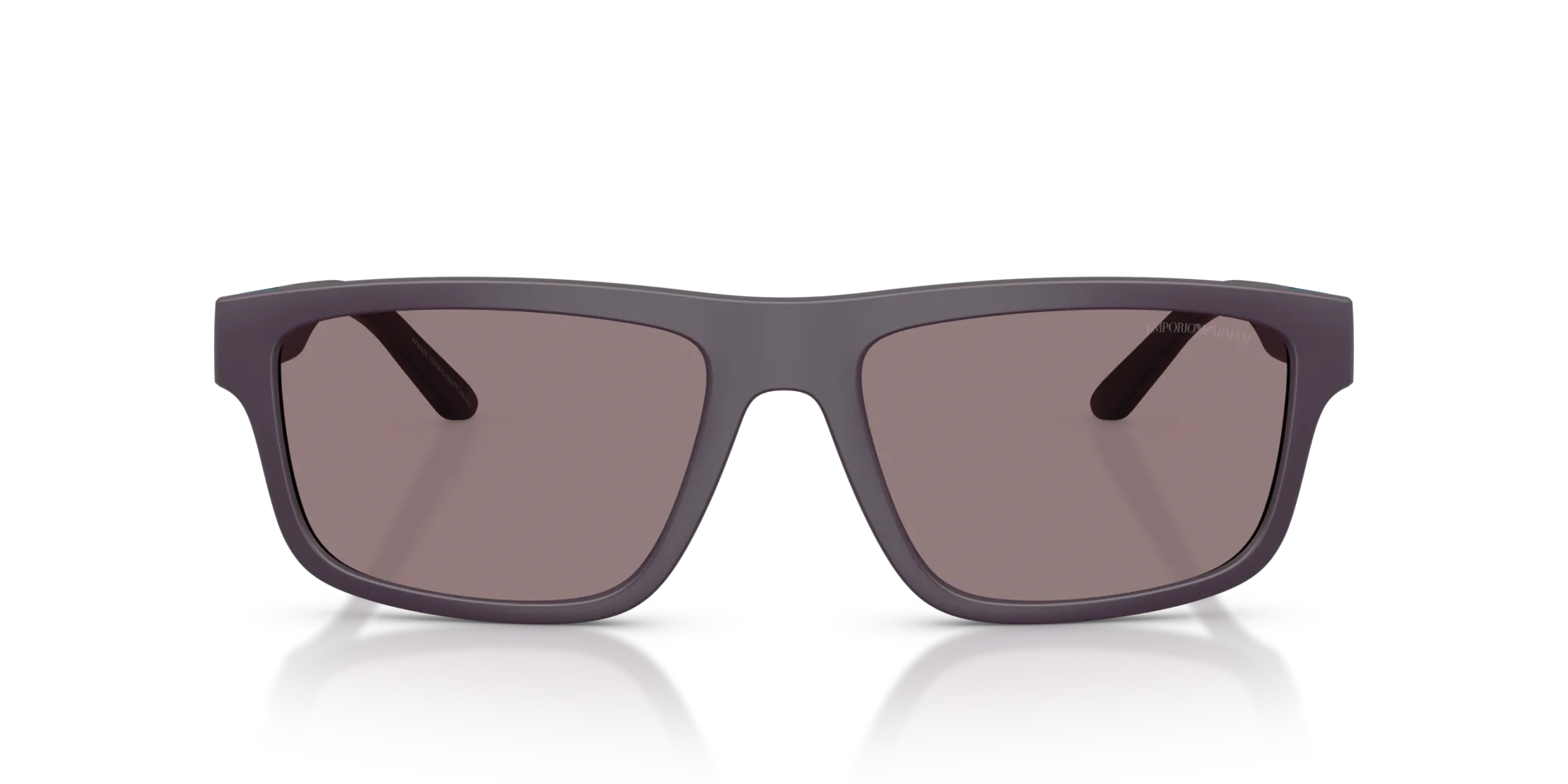 Emporio Armani EA4244U 62427N Occhiali da sole Iniettato Viola Marrone Squadrata Normale - immagine 3