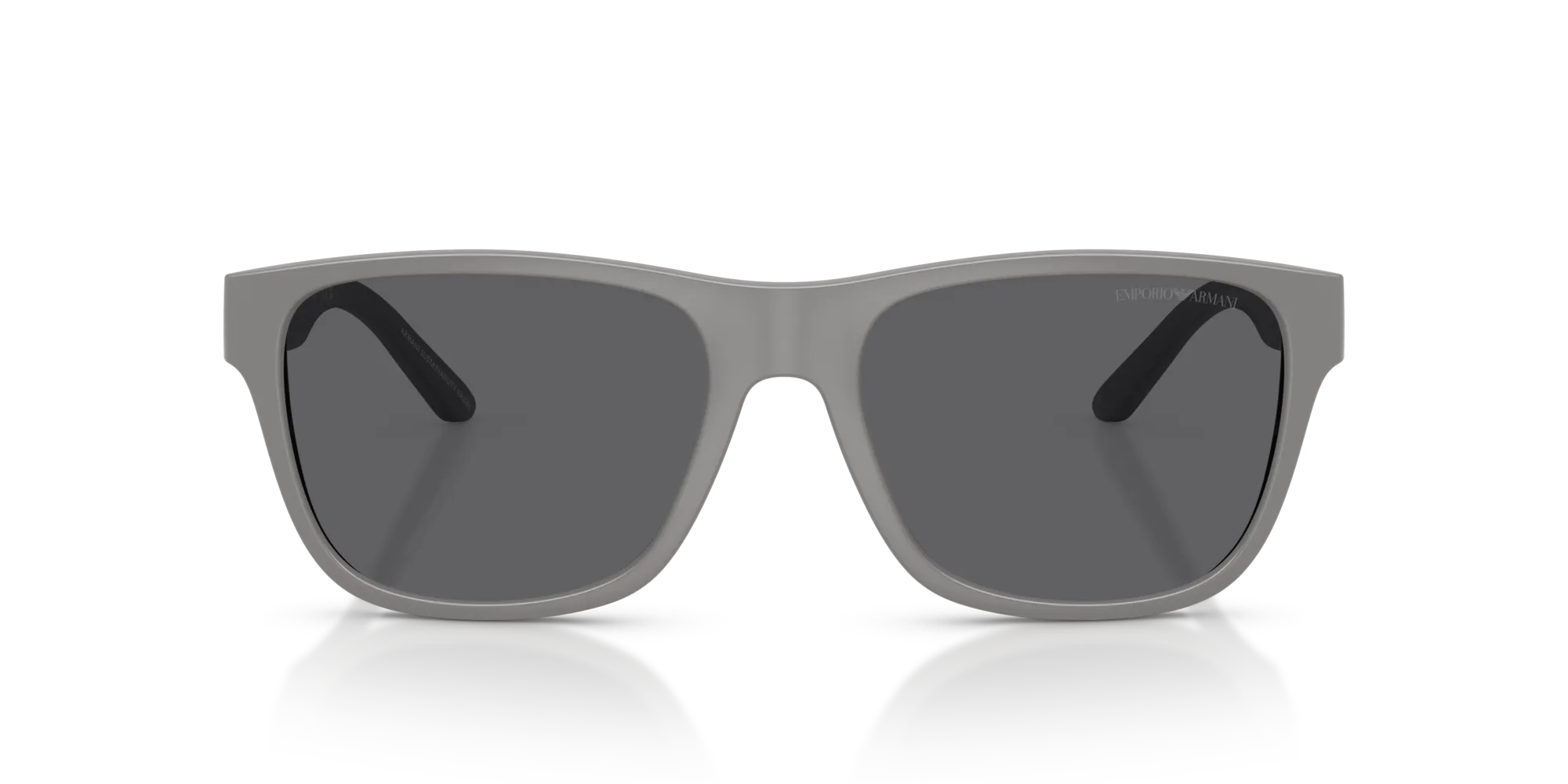 Emporio Armani EA4243 6245/1 Occhiali da sole Iniettato Grigio Grigio Squadrata Polarizzata - immagine 3