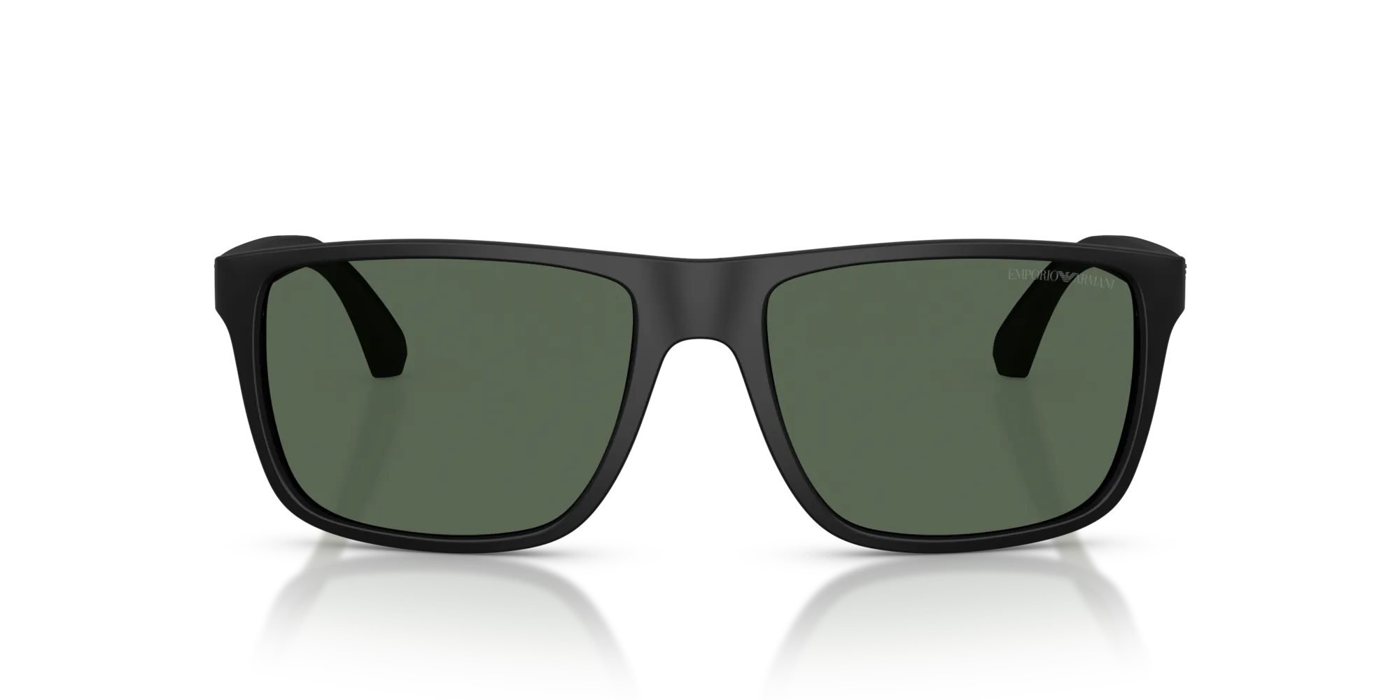 Emporio Armani EA4033 500171 Occhiali da sole Iniettato Nero Verde Squadrata Normale - immagine 3